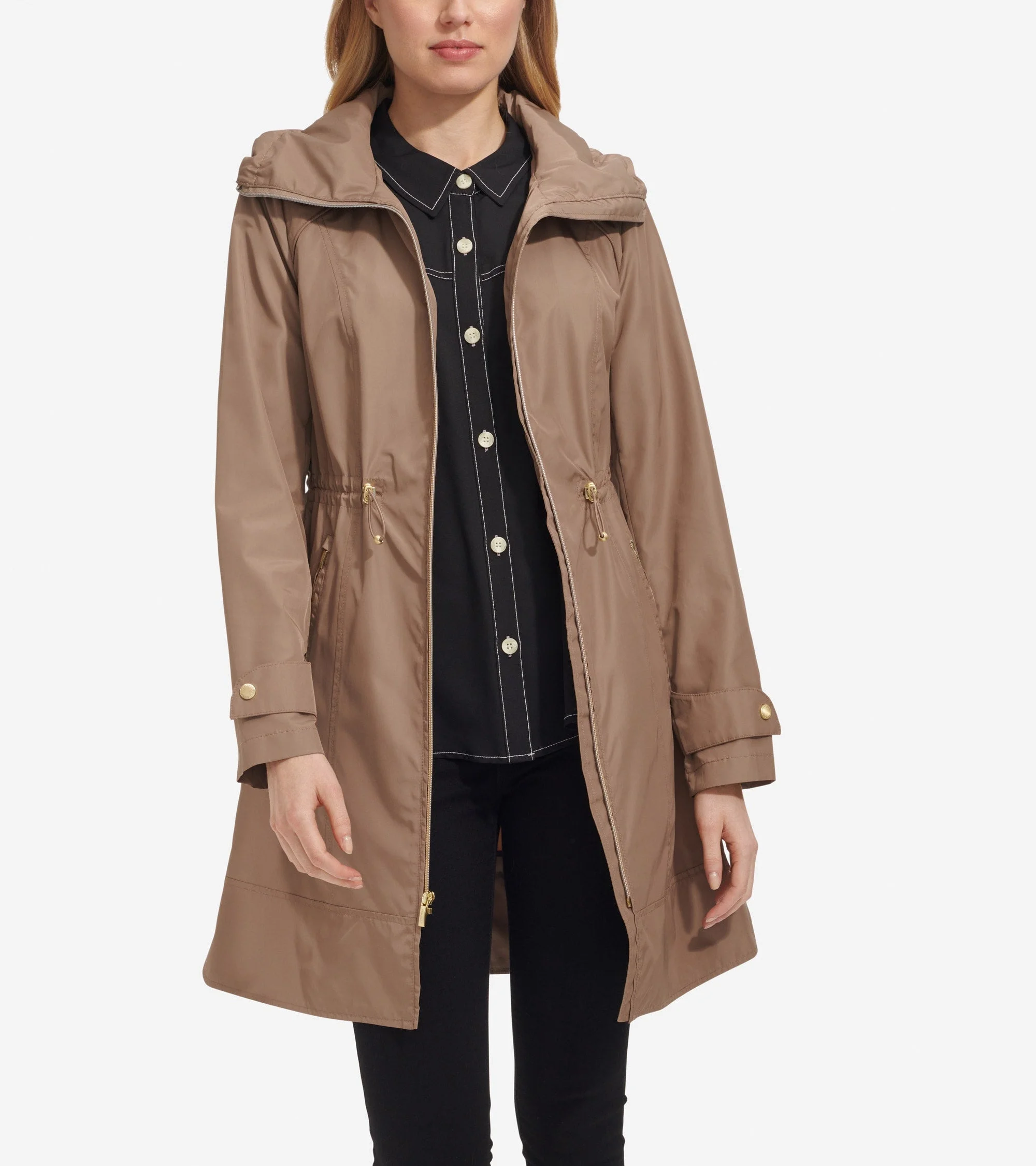 Women's Packable Rain Jacket - 1