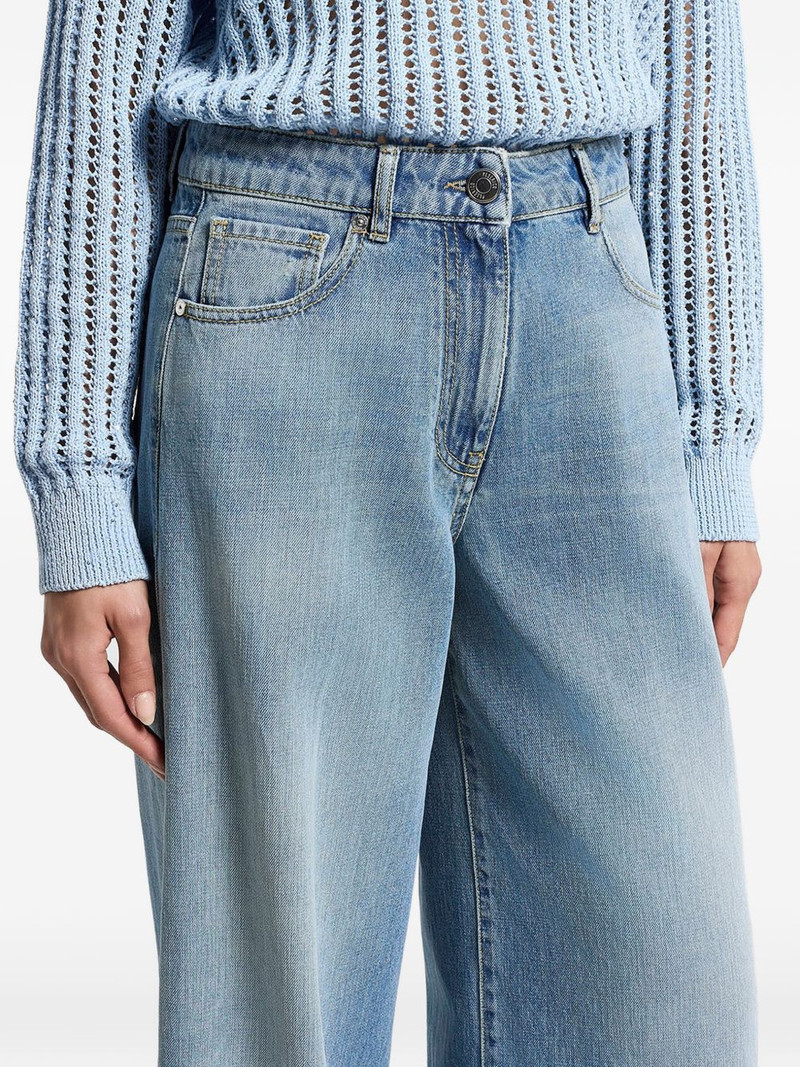 pocket wide-leg jeans 5