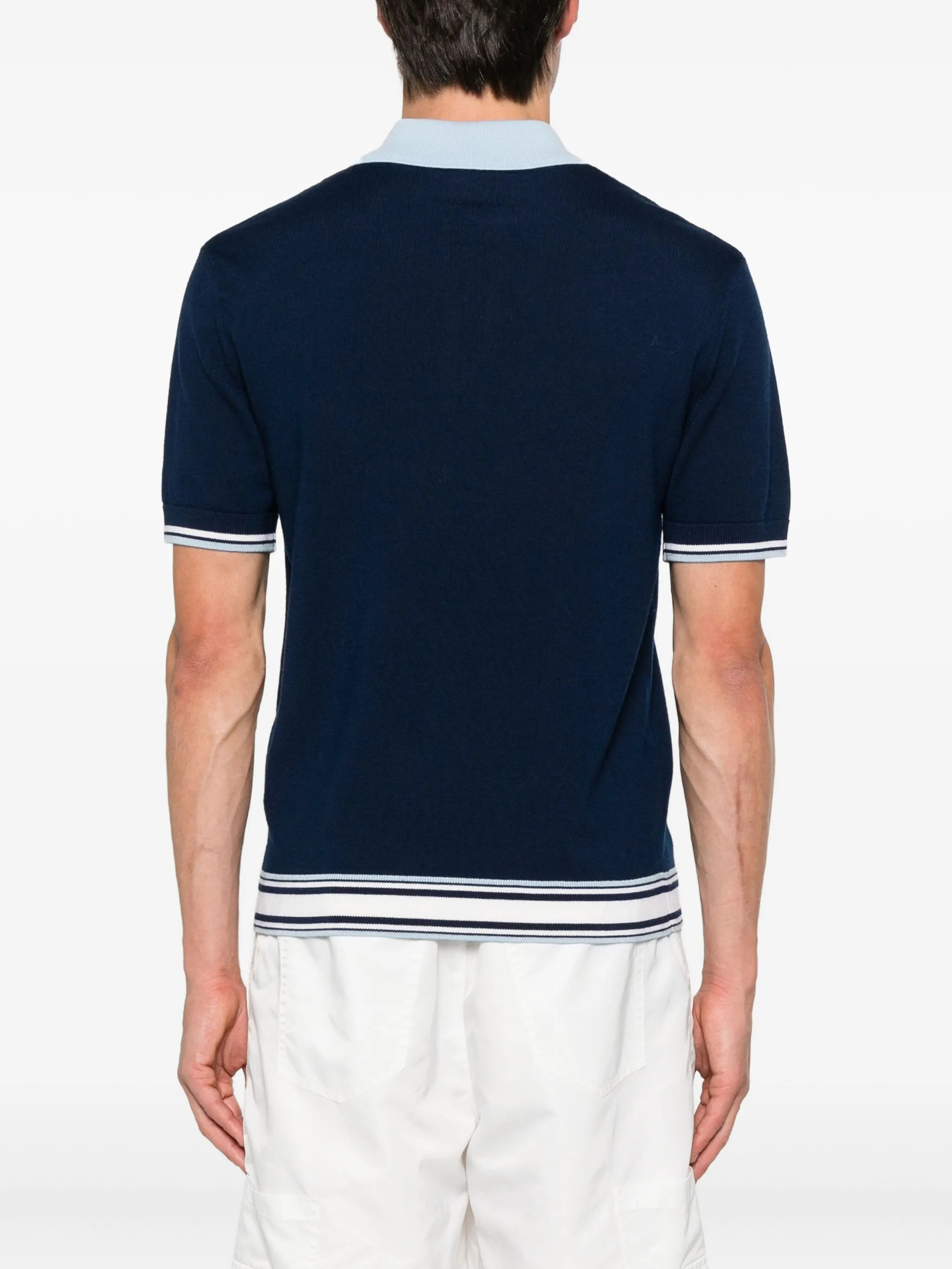 zip-front polo shirt - 3