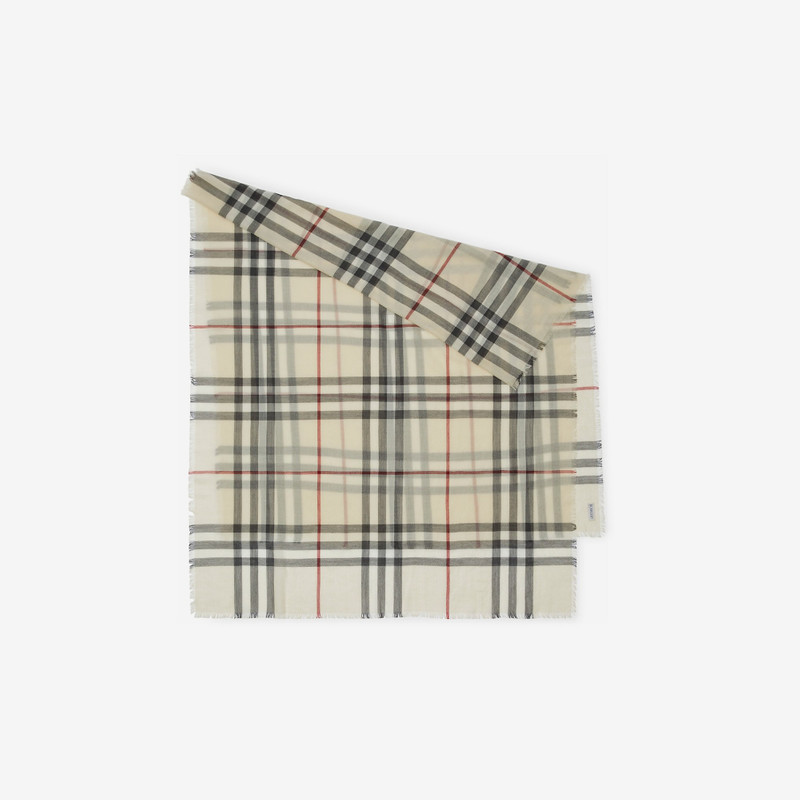 Check Wool Scarf 4