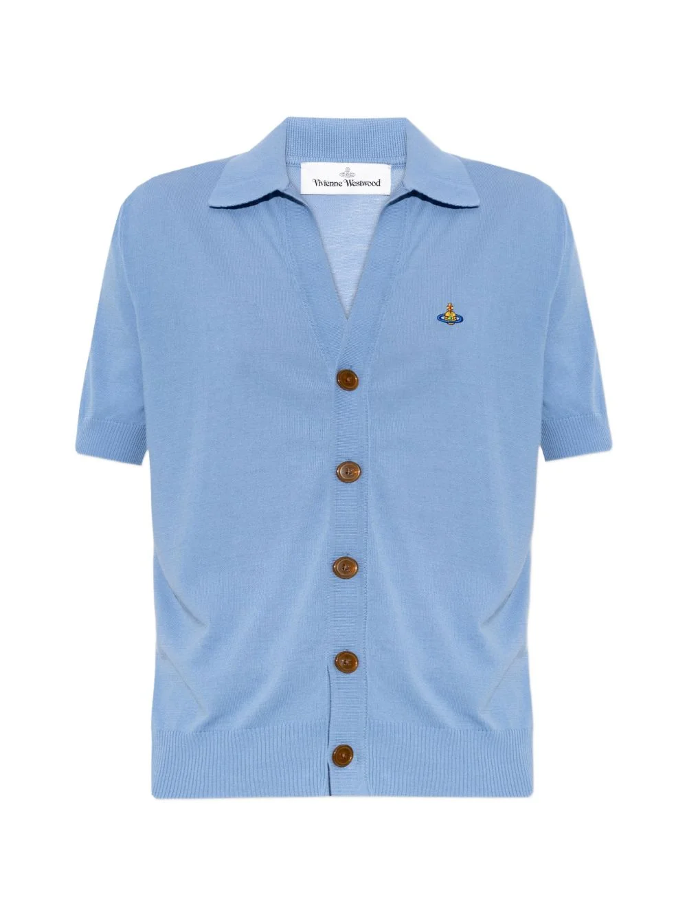 Orb-embroidered cardigan - 1