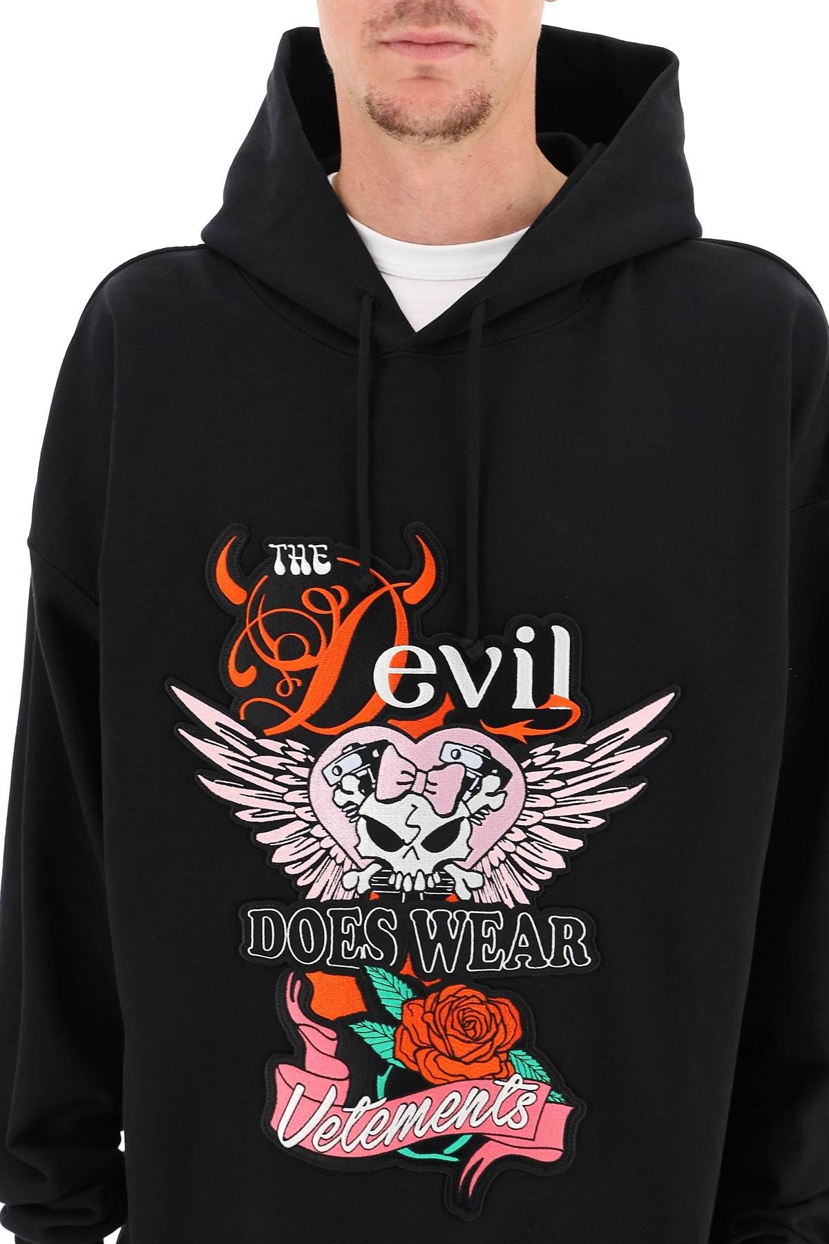 'DEVIL WEARS VETEMENTS' HOODIE - 5