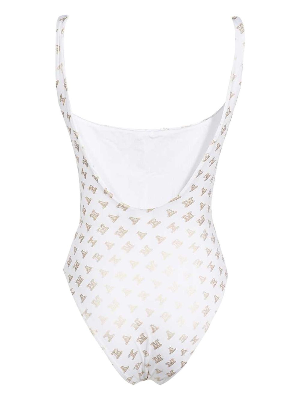 logo-print swimsuit - 2