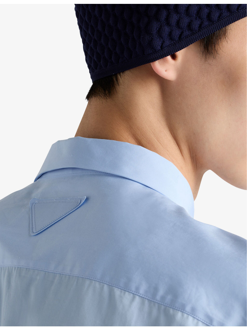 Long-sleeved chest-pocket cotton shirt - 5