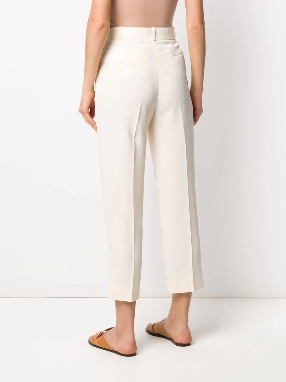 high-rise cropped trousers - 4