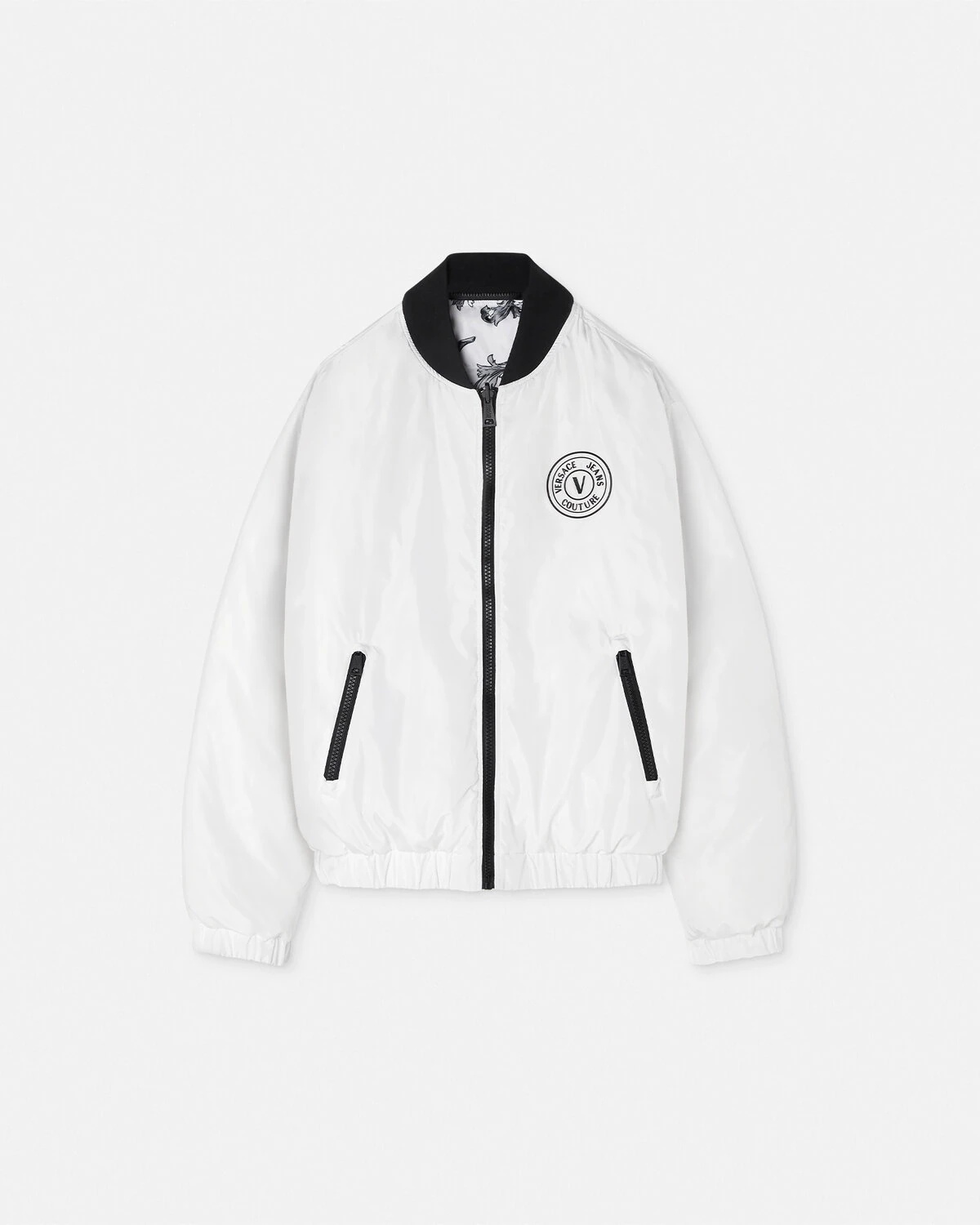 ブルゾン Versace Jeans Couture Outline Baroque Windbreaker VERSACE JEANS COUTURE Outline Barocco Windbreaker Jacket