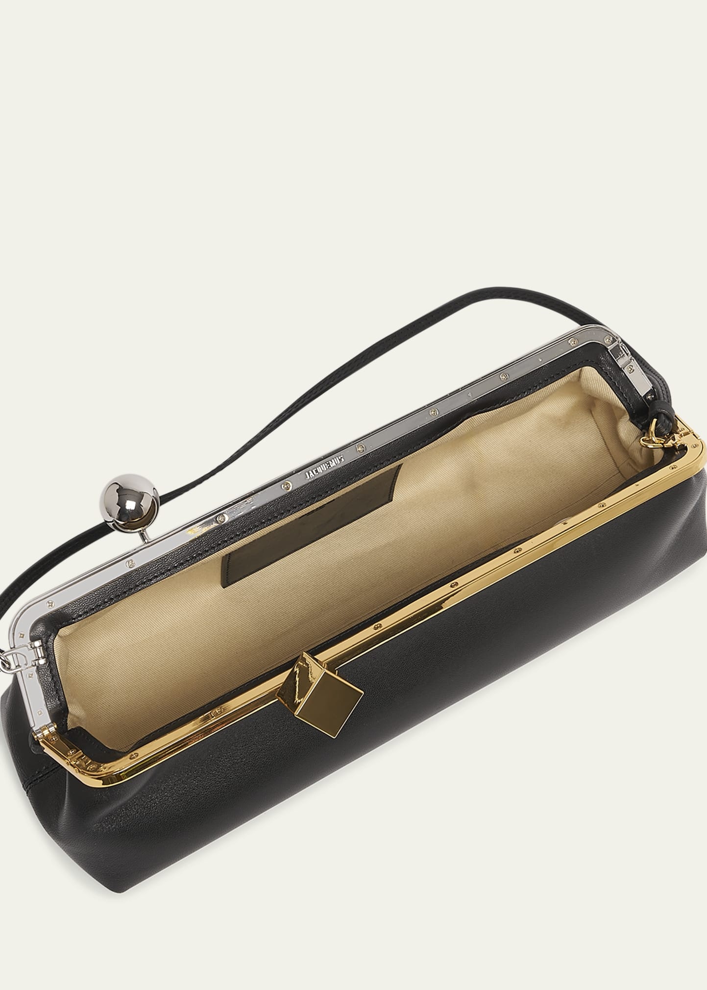 La Pochette Salon Leather Shoulder Bag - 4