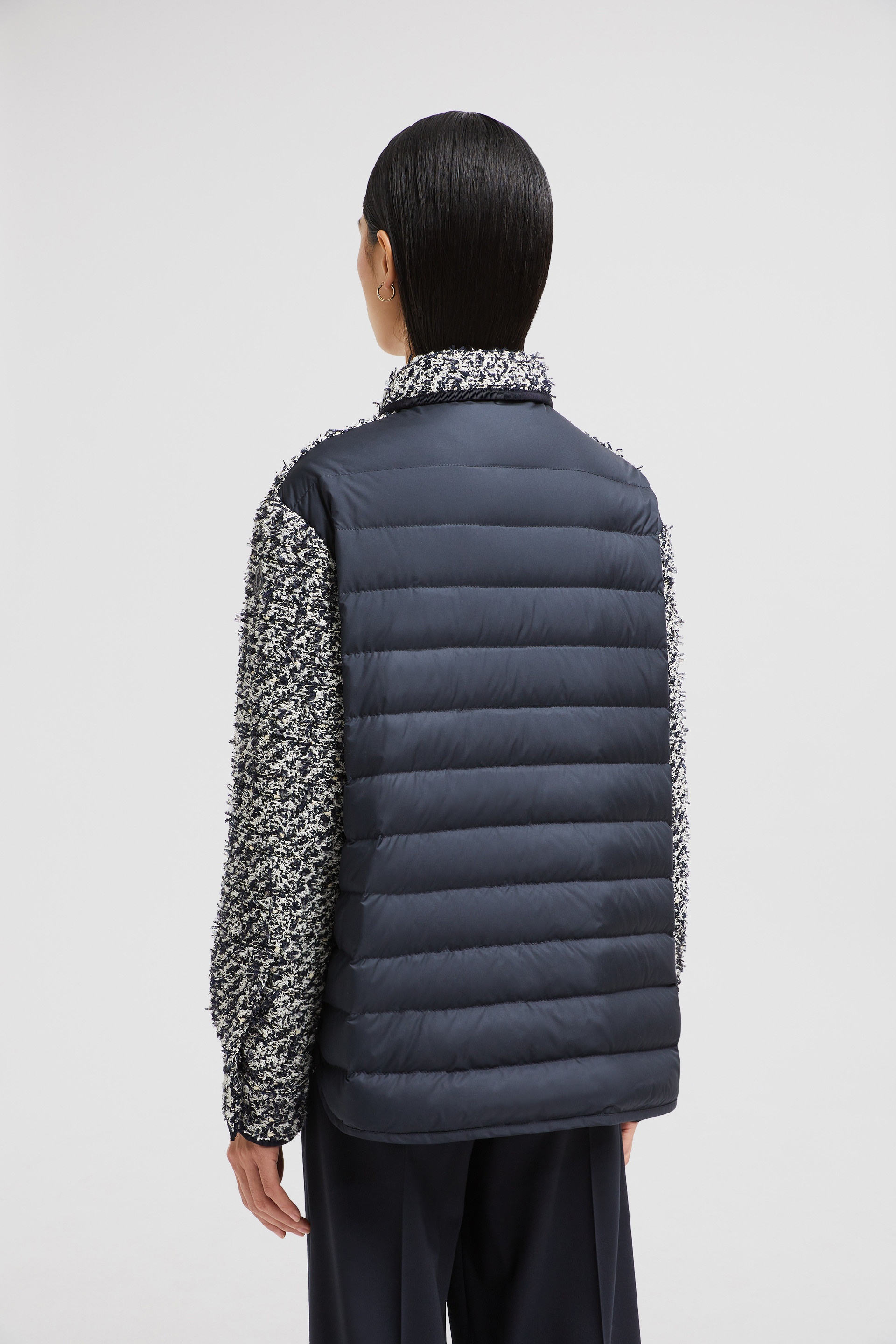 Tweed Down Shirt Jacket - 5