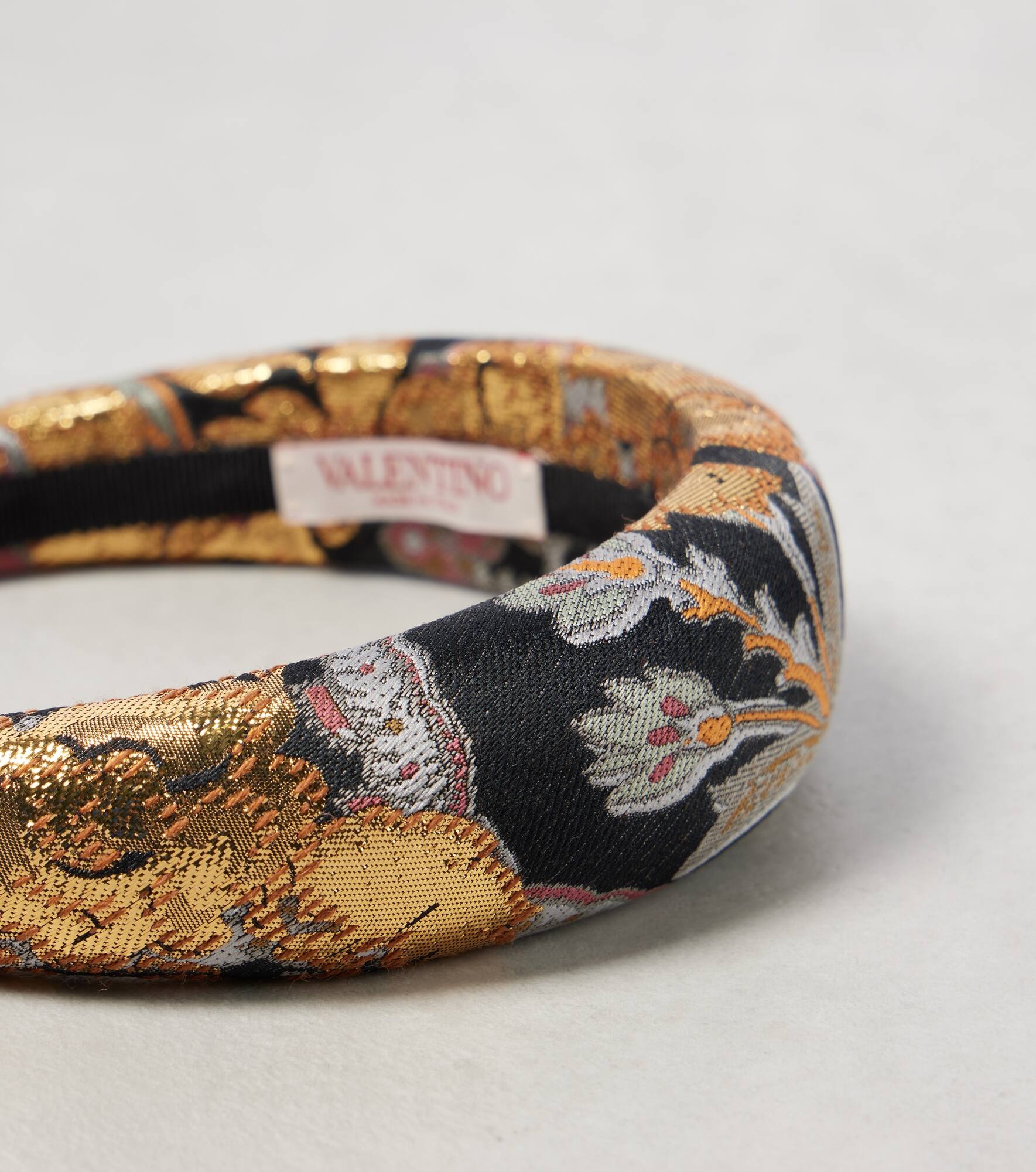 Wool and silk jacquard headband - 2