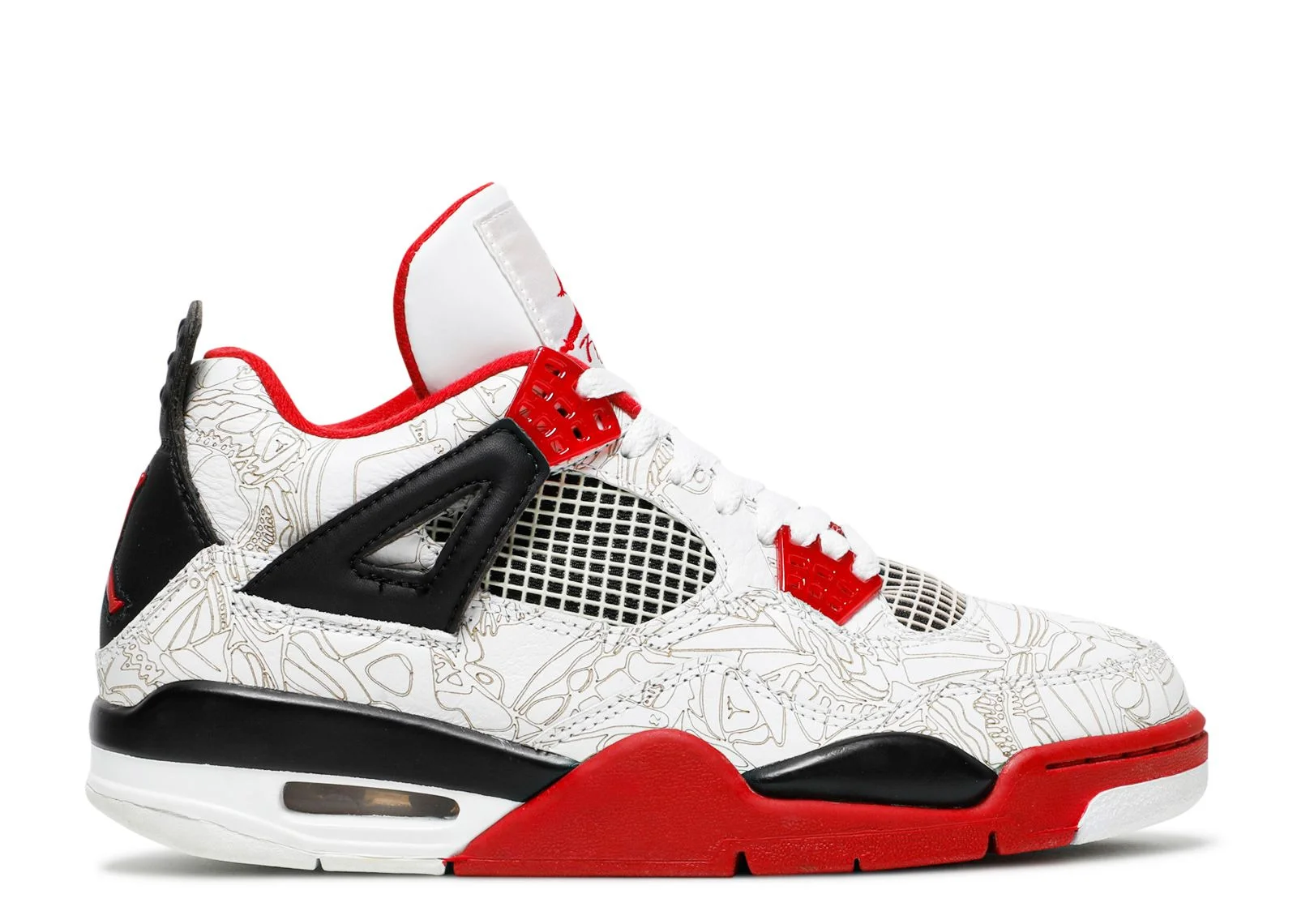 JORDAN 4 RETRO 'WHITE LASER' - 1
