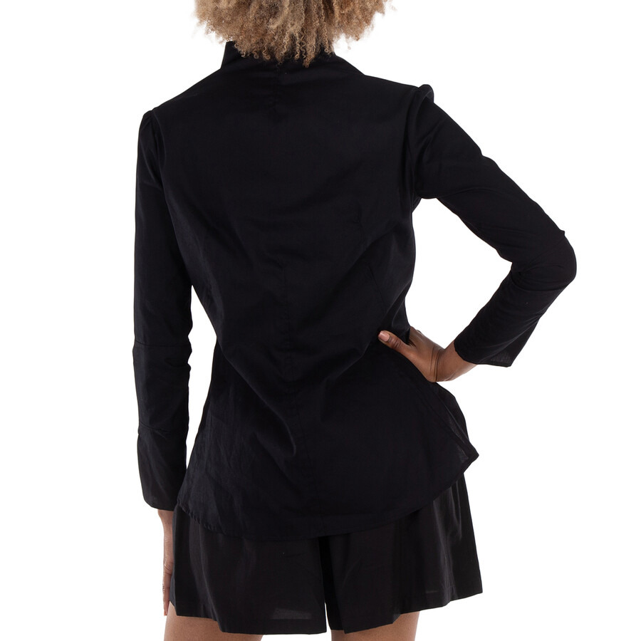 Yohji Yamamoto Pocket Detail High Neck Shirt - 1