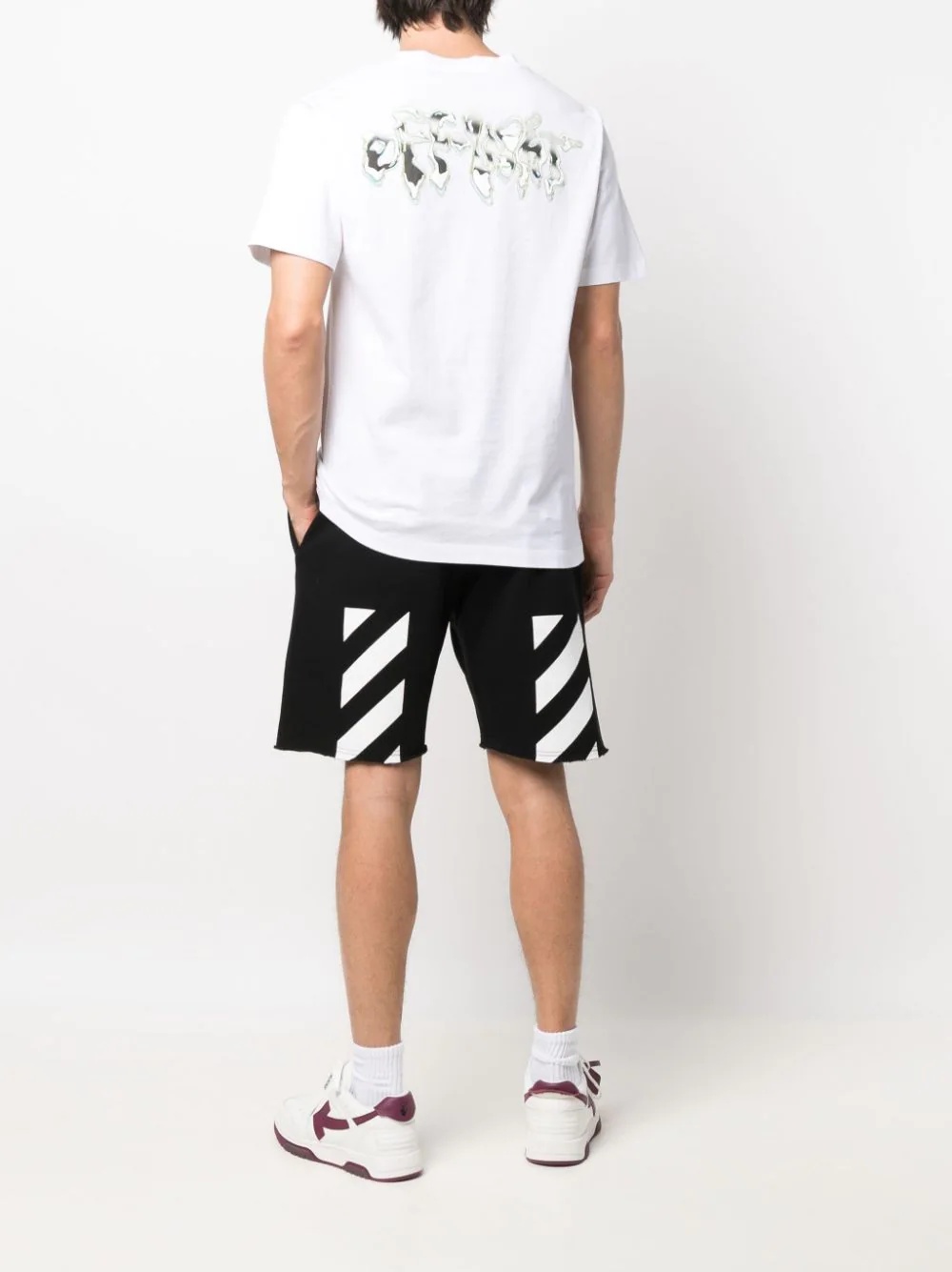 Arrows-print cotton T-shirt - 2