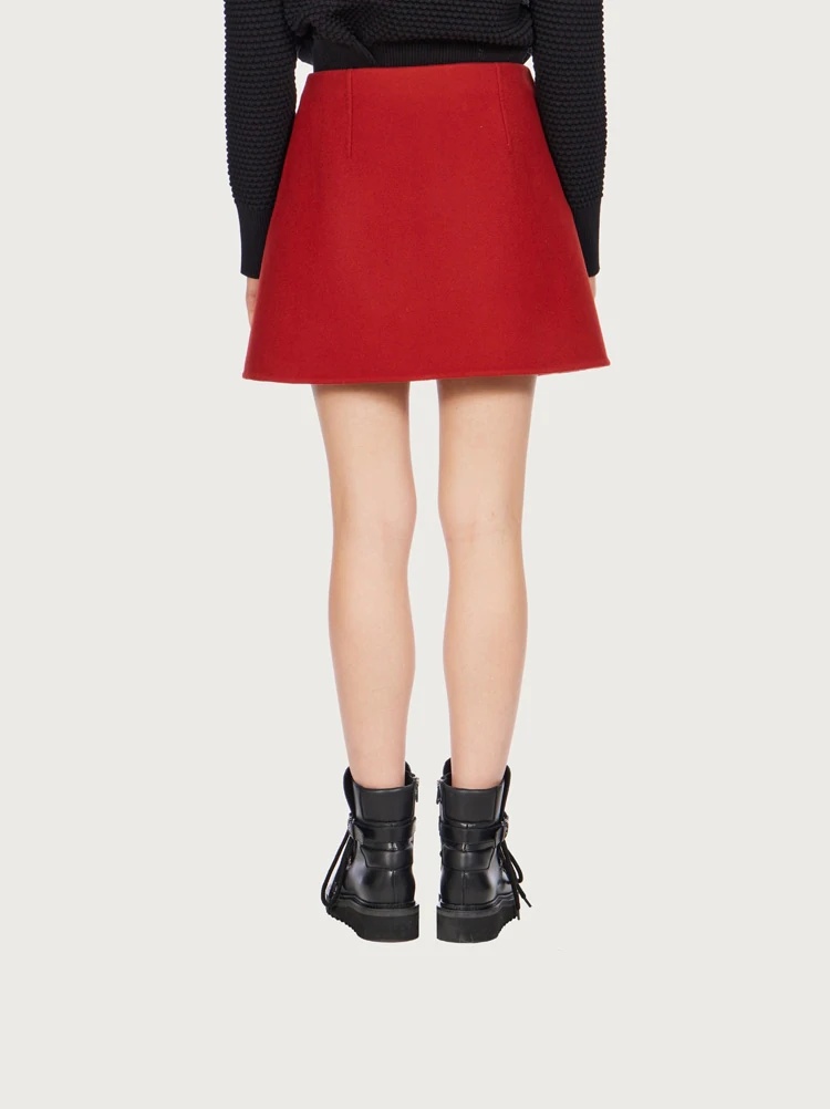 CASHMERE BLEND MINI SKIRT - 3