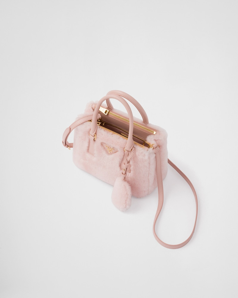 Prada Galleria shearling mini-bag 3