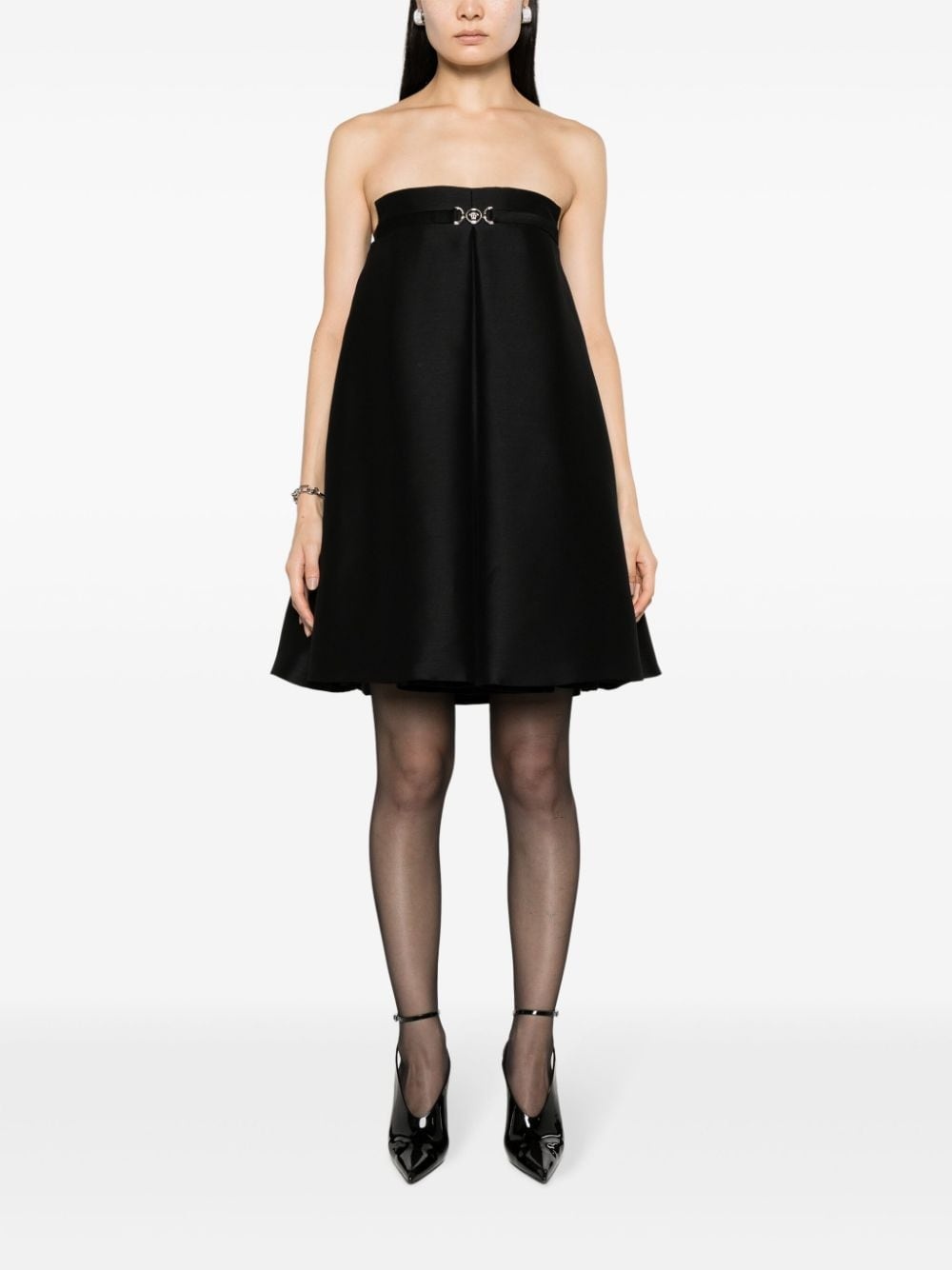 Medusa '95 box-pleated minidress - 2