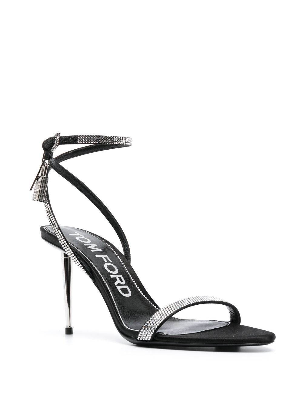 105mm crystal-embellished sandals - 2