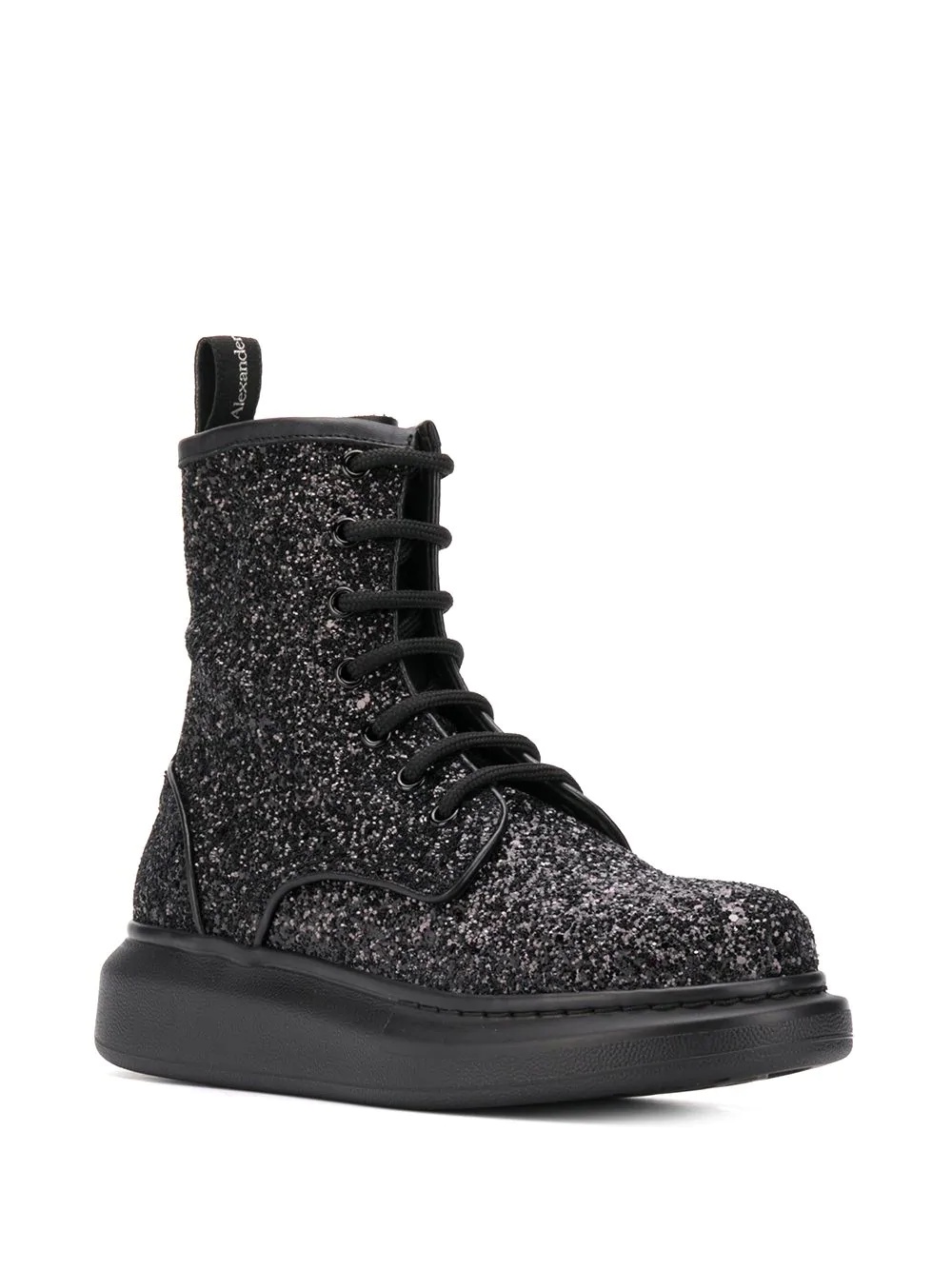 Hybrid glitter-effect boots - 2