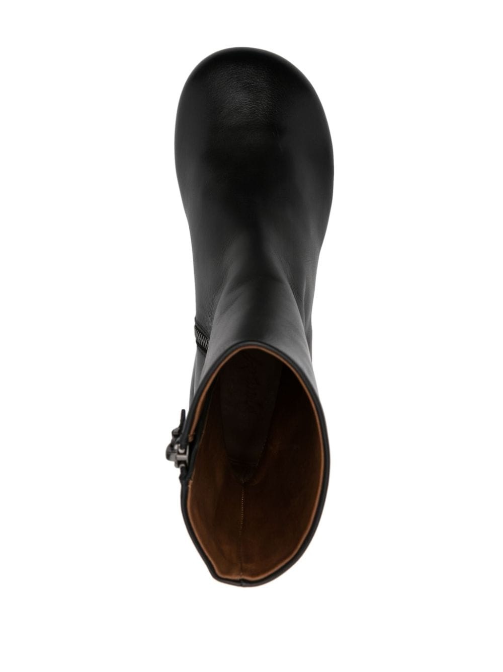 50mm leather boots - 4