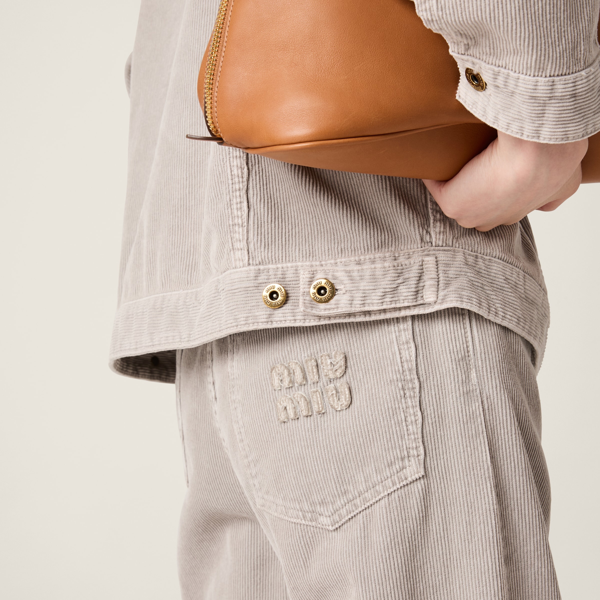 Garment-dyed corduroy pants - 5