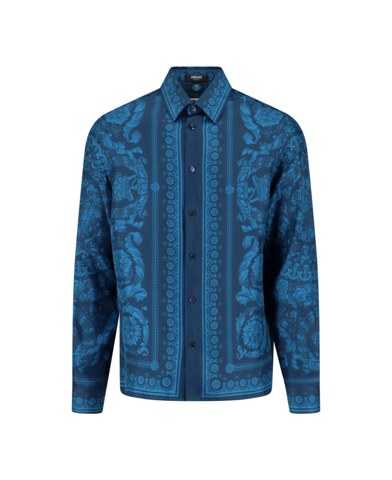 'barocco' Silk Shirt - 1