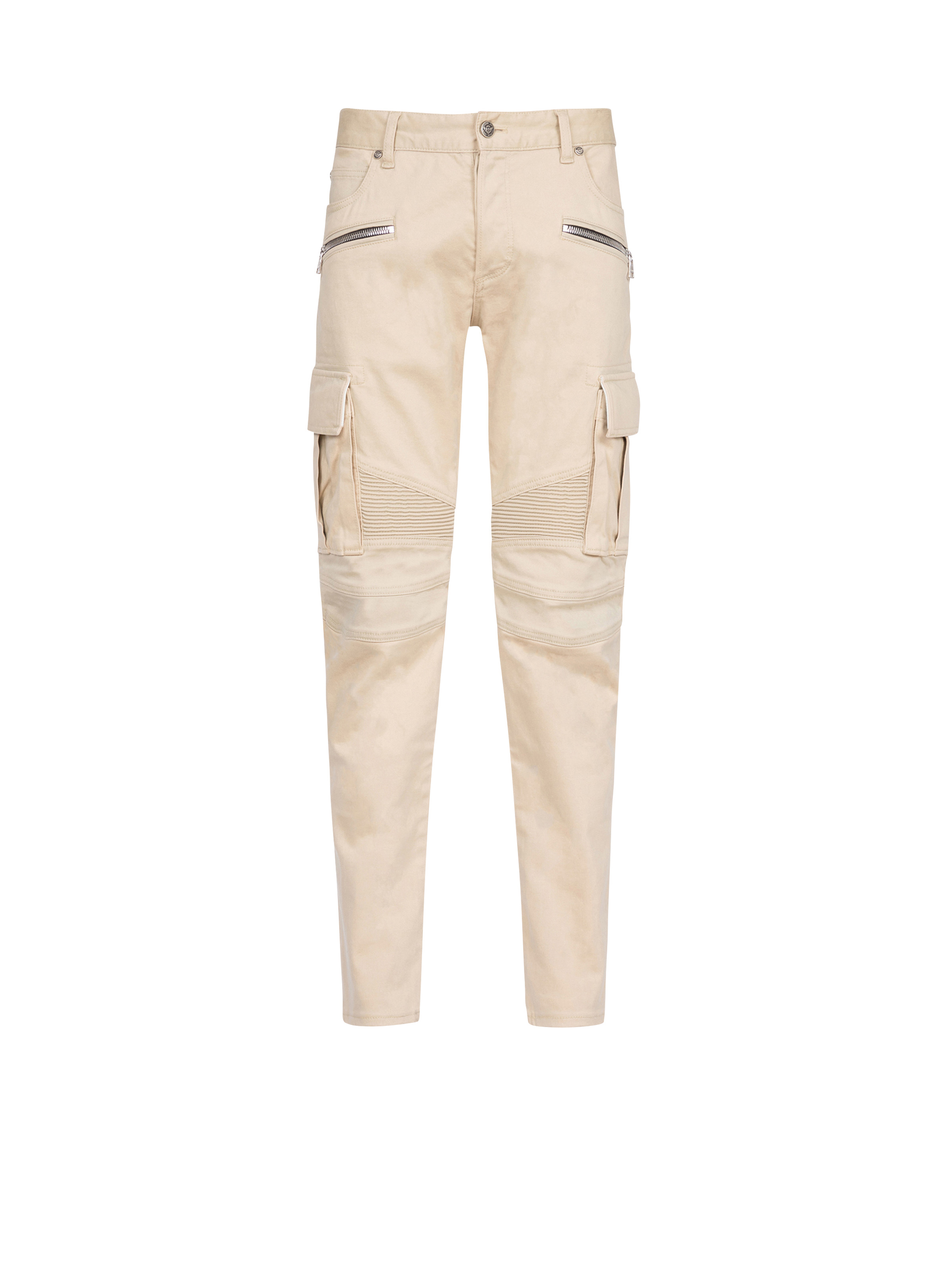 Cotton cargo trousers - 1