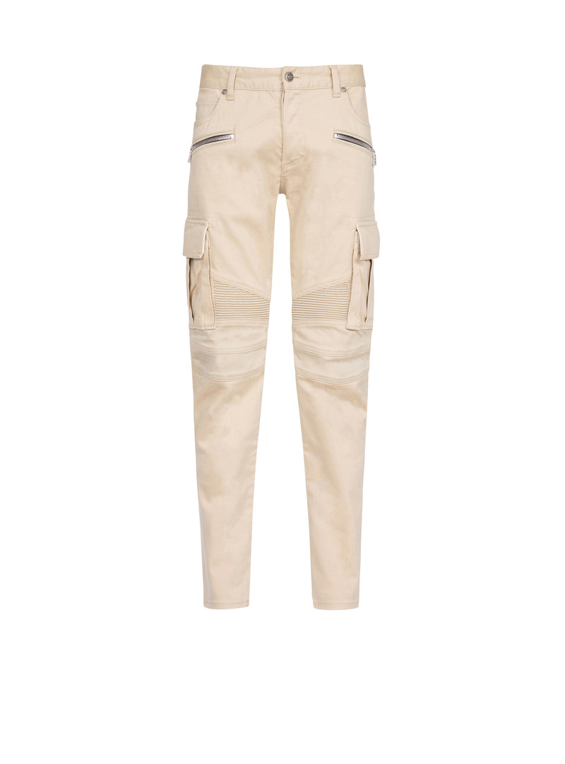 Cotton cargo trousers 1