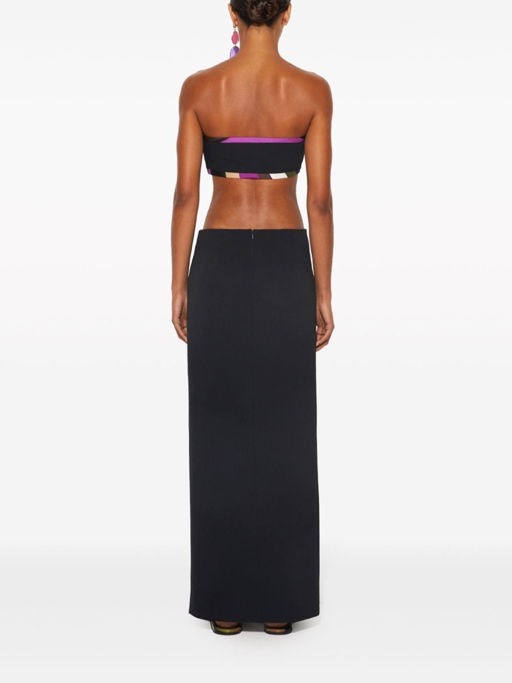 Iride-trim maxi skirt - 4