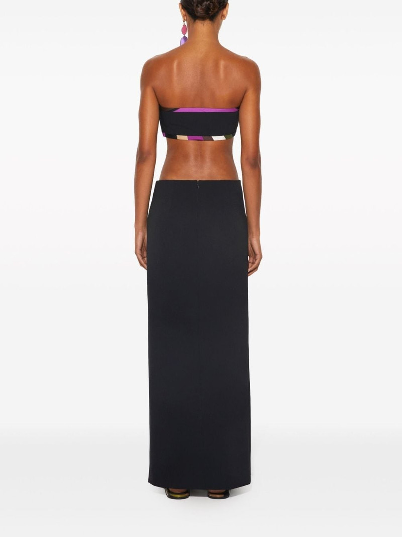Iride-trim maxi skirt 4