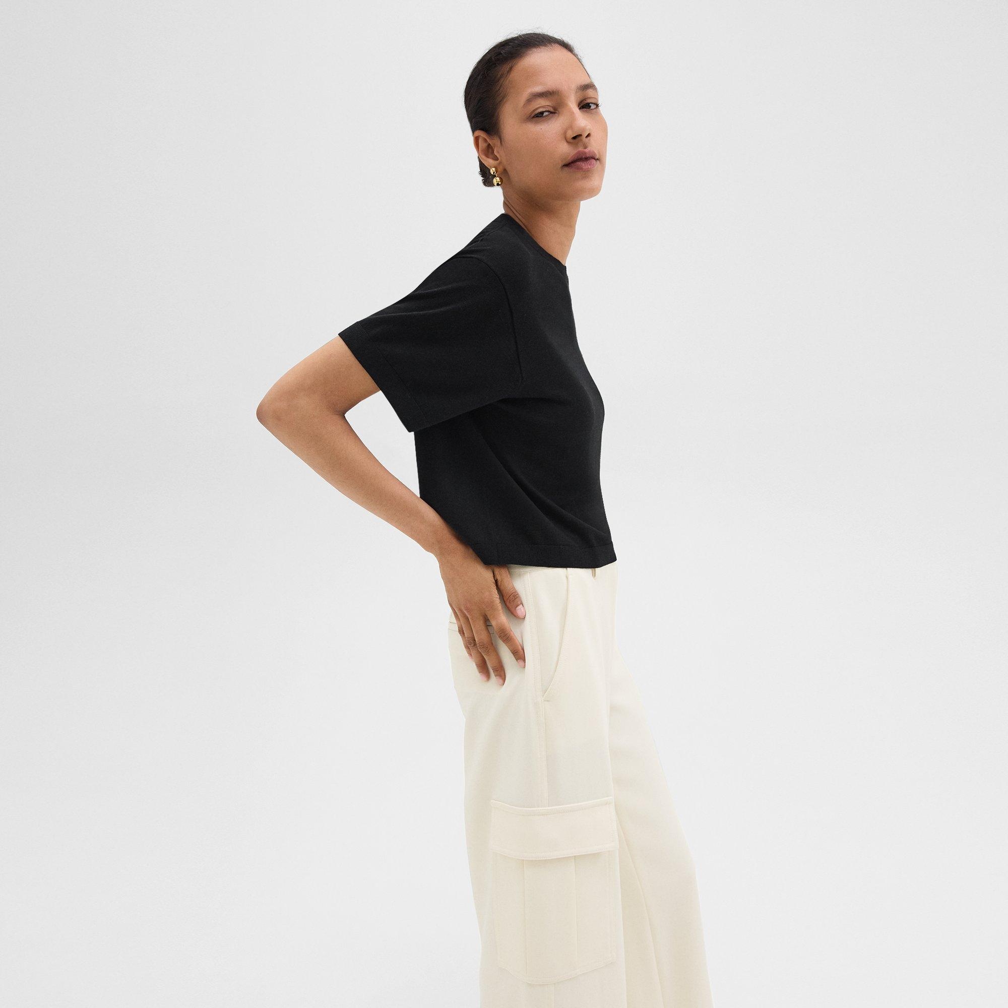 Boxy Tee in Regal Wool - 3
