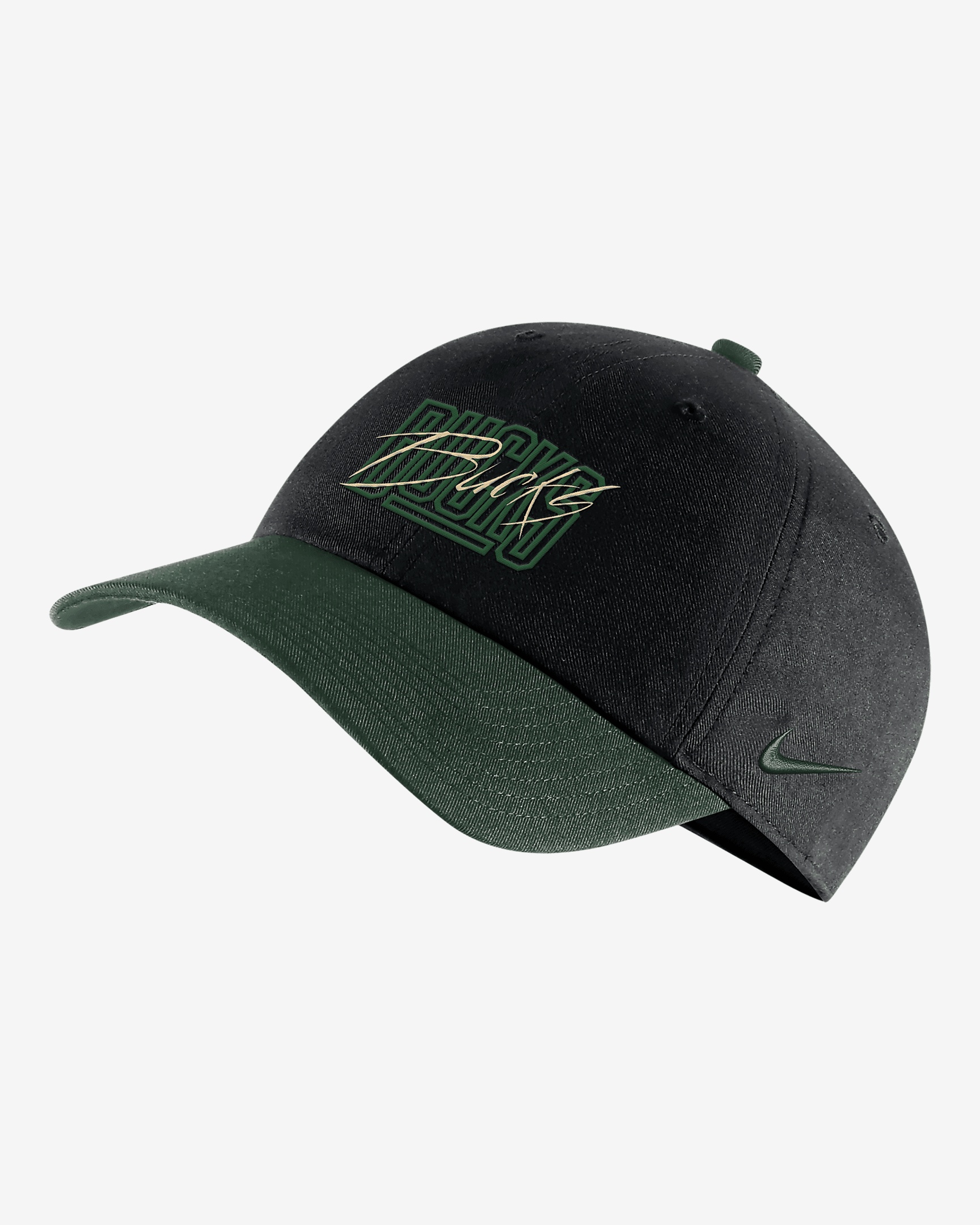 Milwaukee Bucks Heritage86 Nike NBA Adjustable Hat - 1