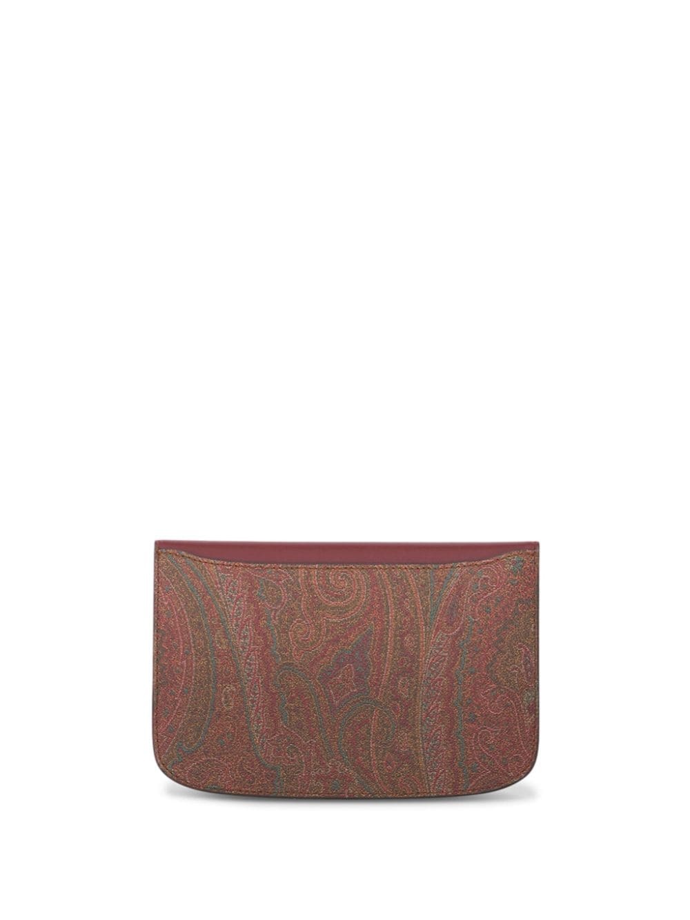 paisley-print leather wallet - 2