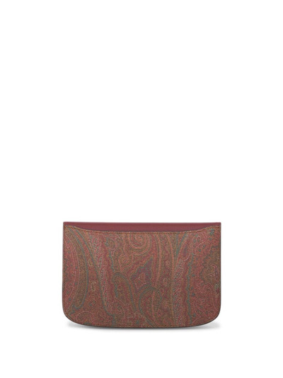 Etro paisley-print leather wallet outlook