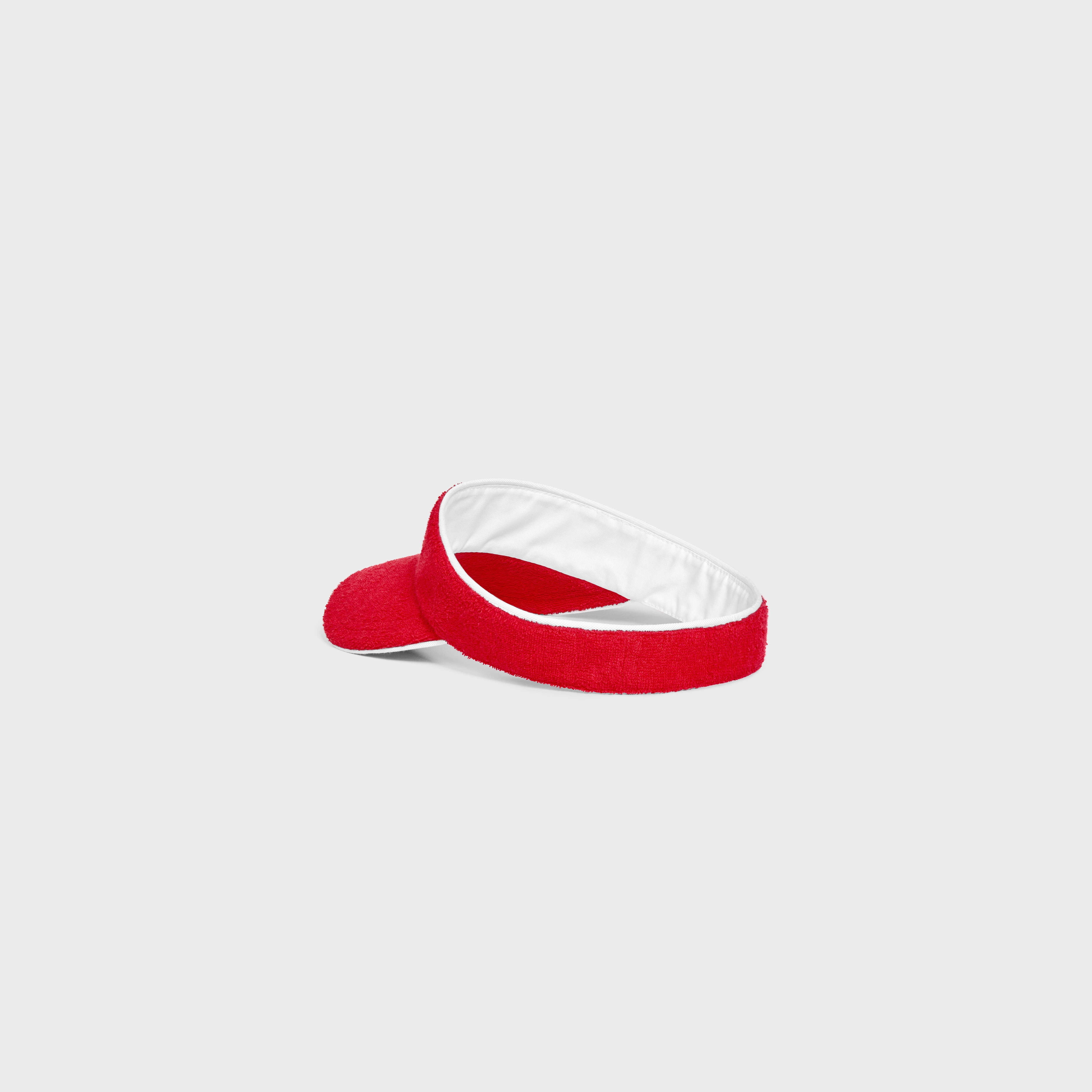 triomphe visor in terry cotton - 4