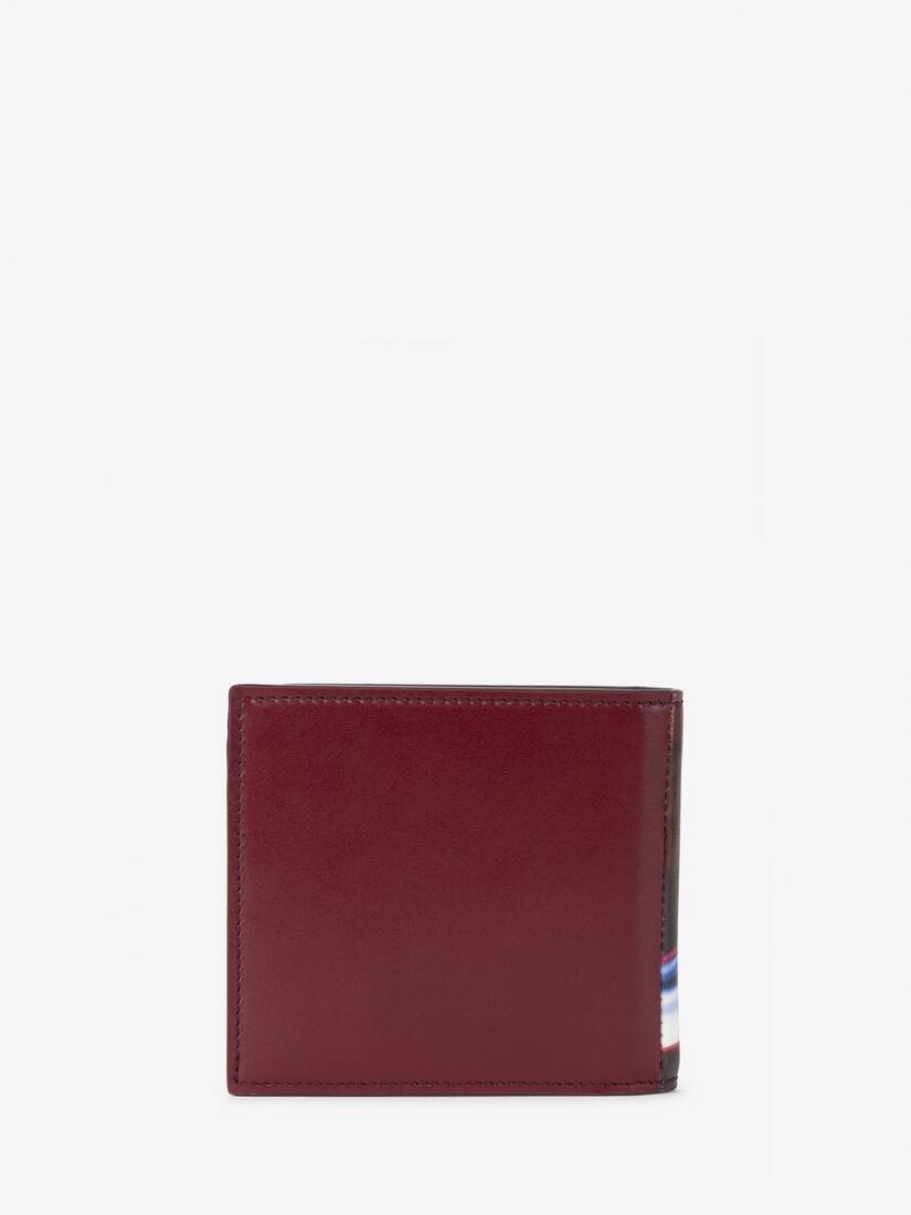 Men's Solarised Flower Billfold Wallet in Multicolor - 3