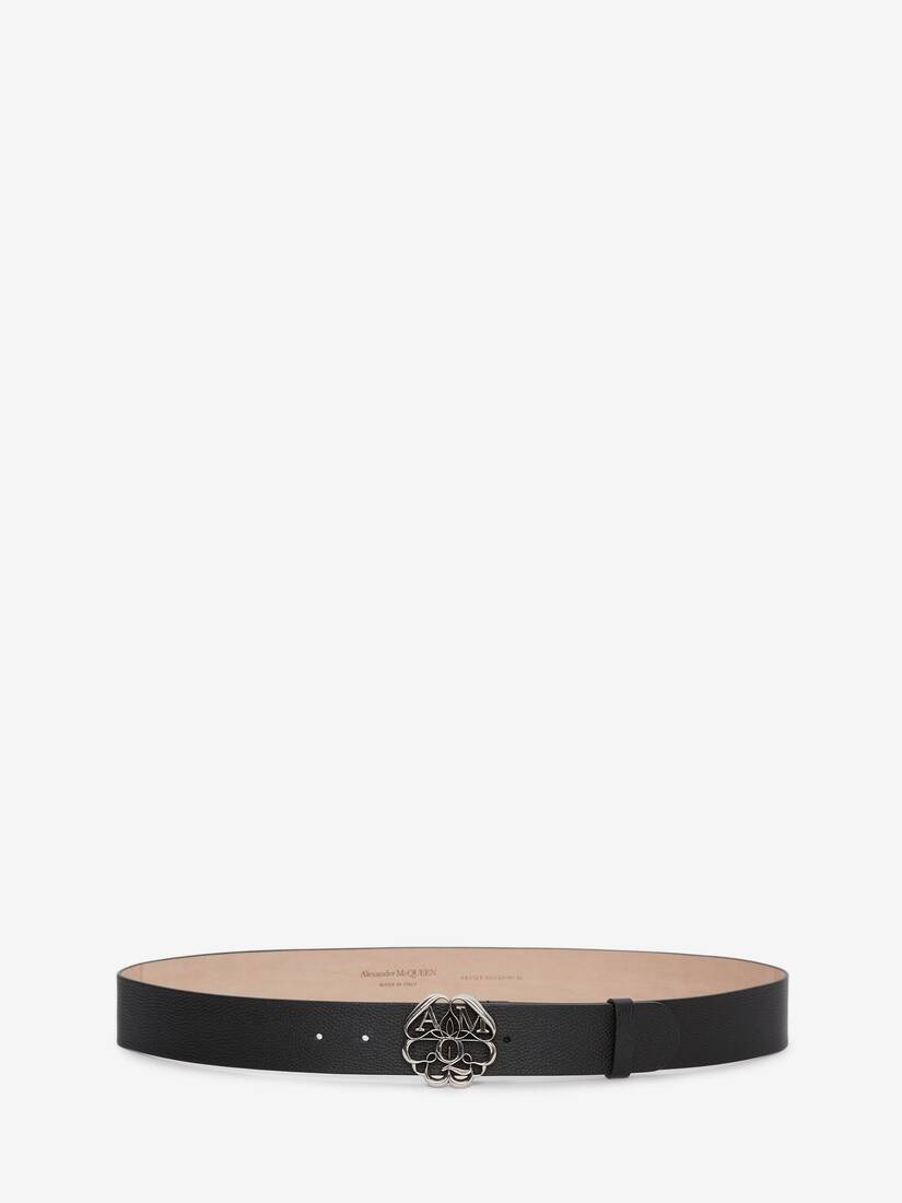 Seal Logo Belt in Black - 1