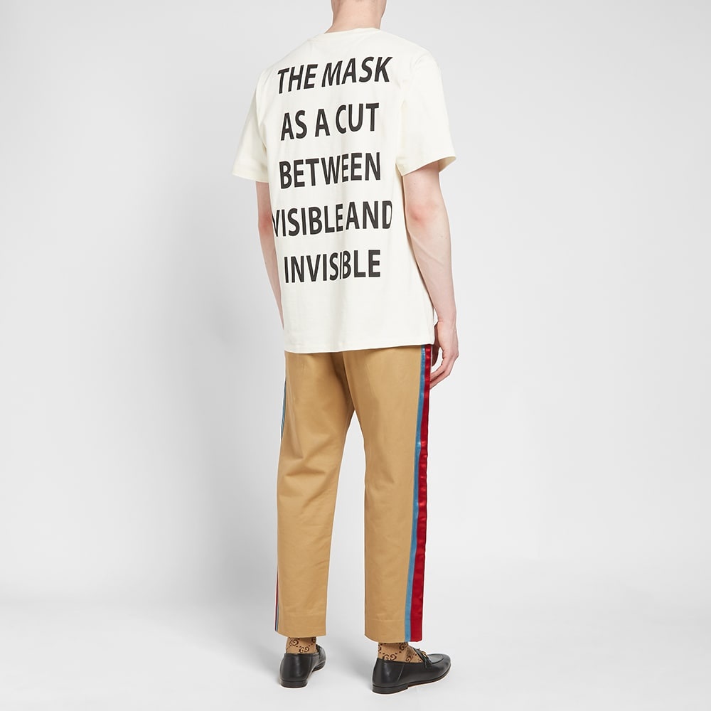 Gucci Spike Mask Print Logo Oversized Tee - 9