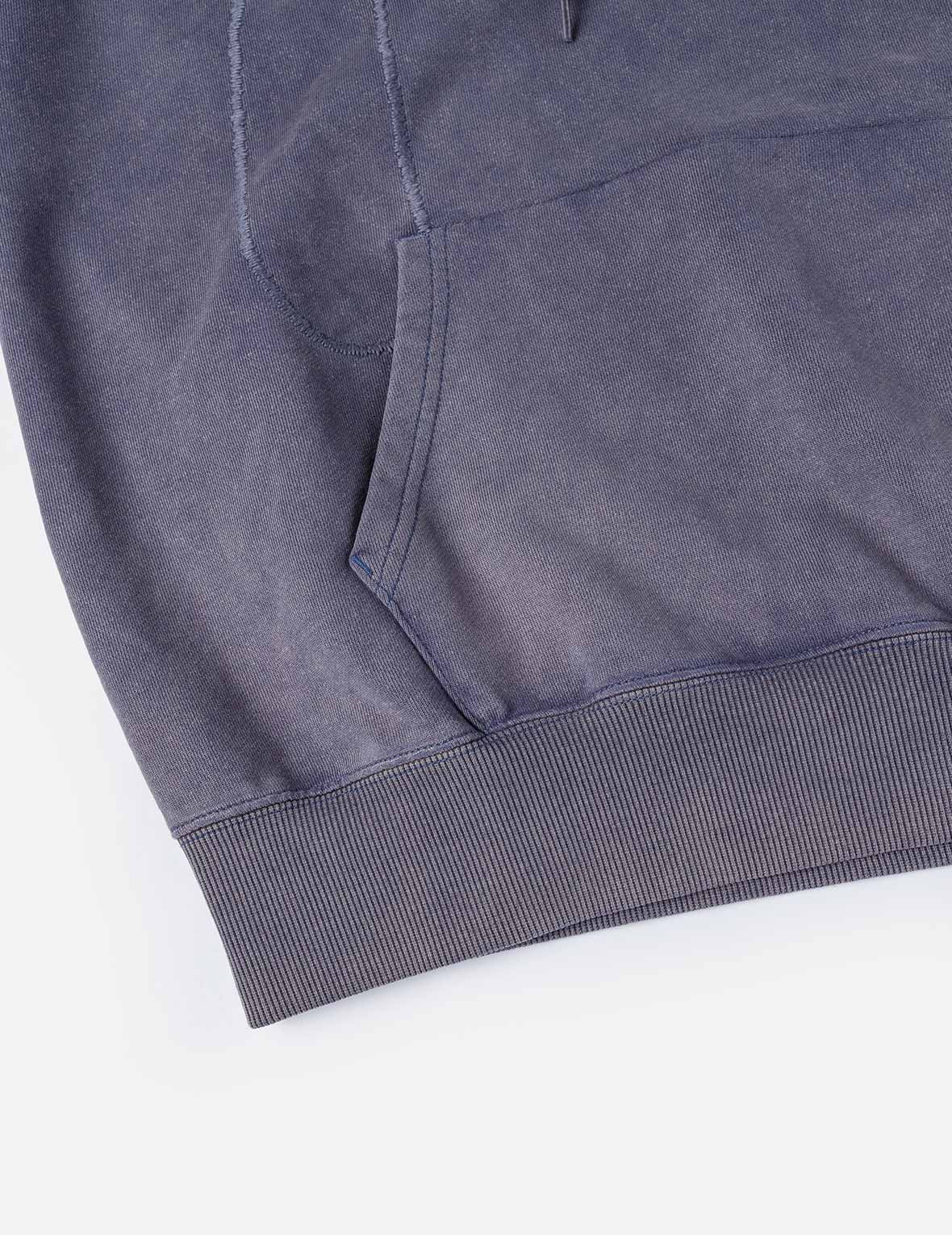 Heavy Washed Daicock Embroidery Regular Fit Hoodie - 9