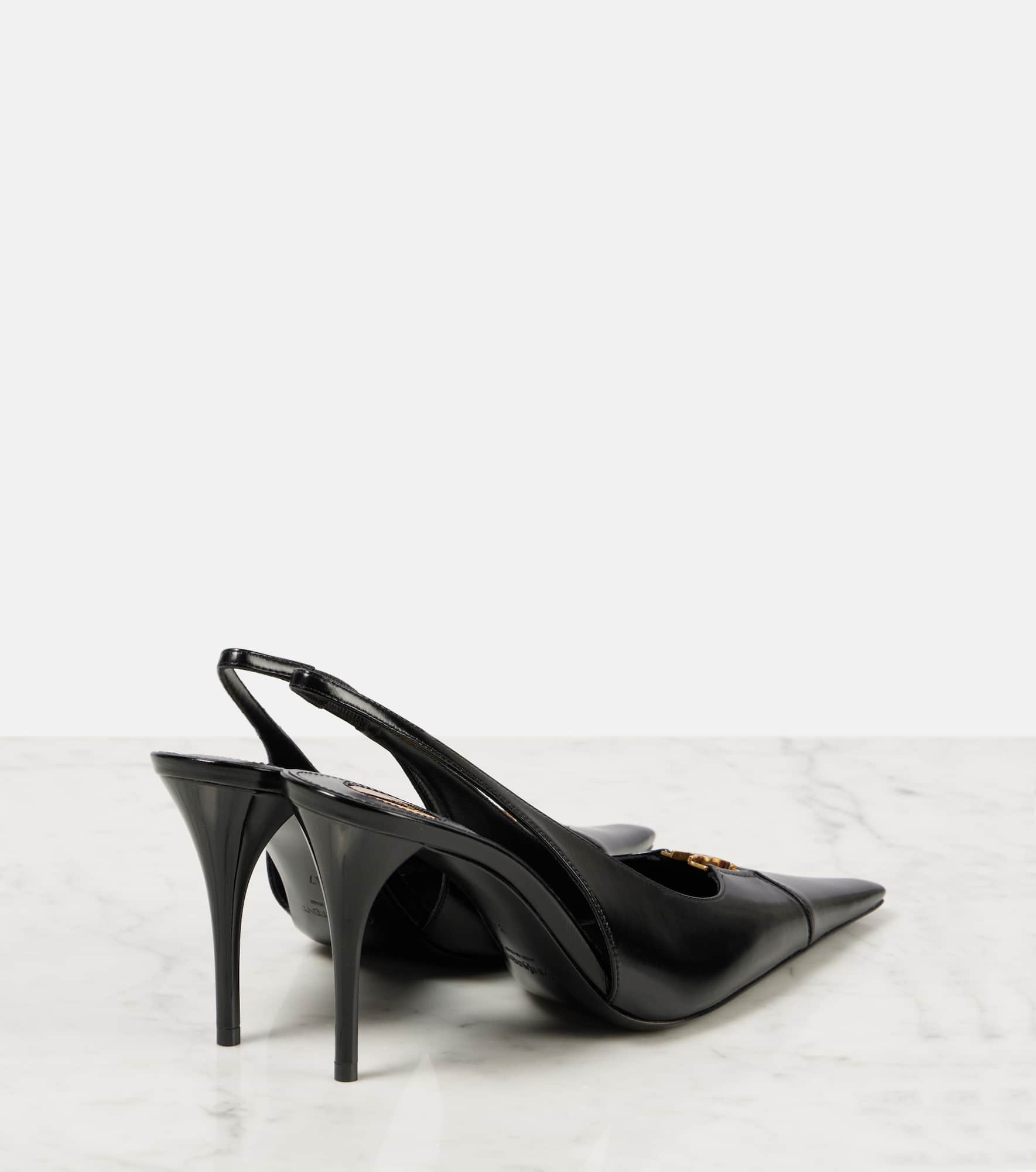 Babylone Cassandre leather slingback pumps - 2