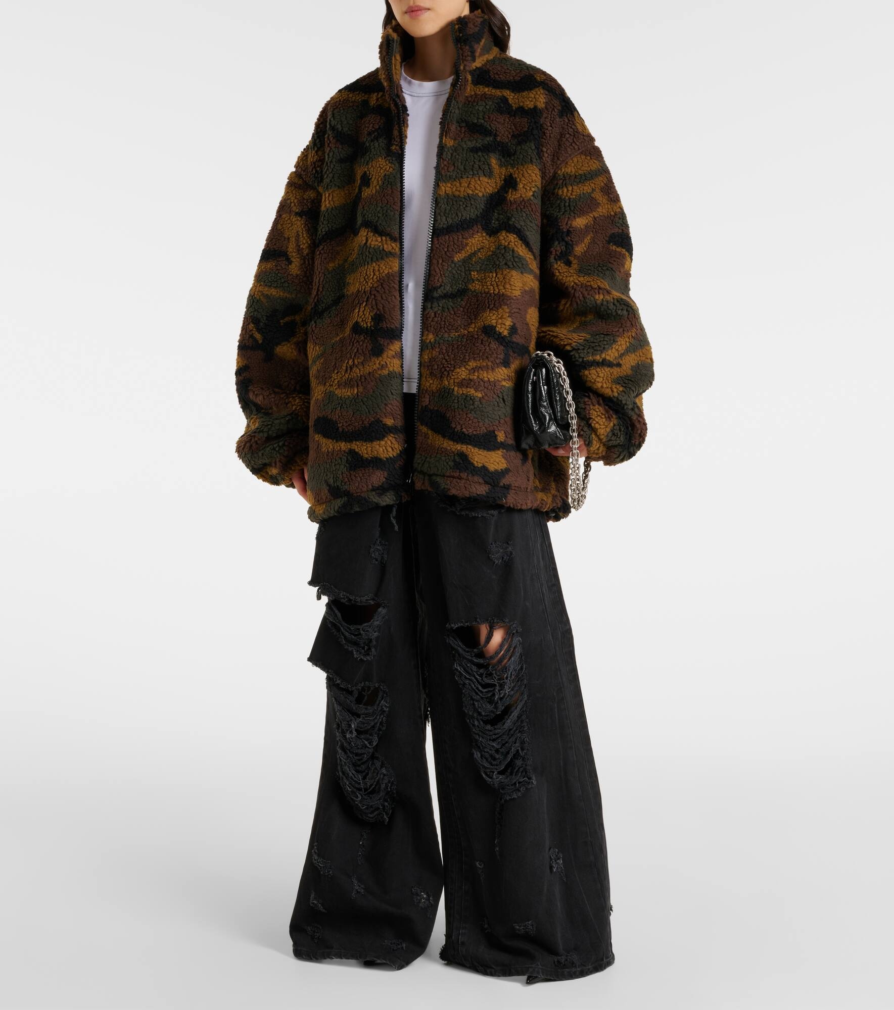 Camo fleece jacket - 2