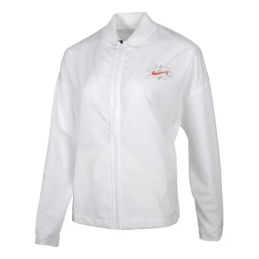 (WMNS) Nike Casual Outdoor Sports windbreaker White CI9338-100 - 1