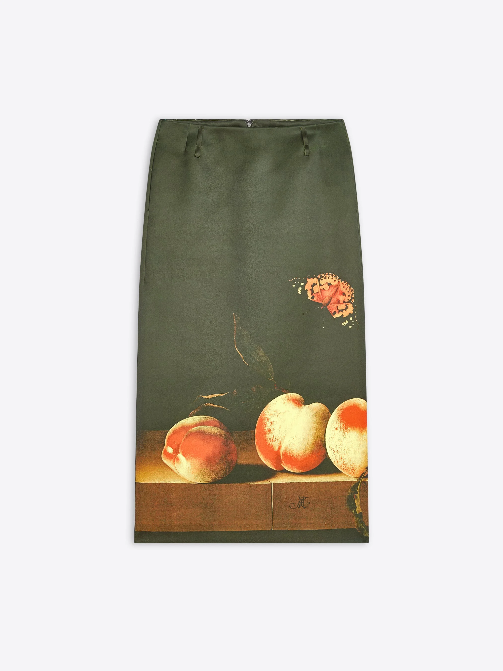 LONG PRINTED SKIRT - 1