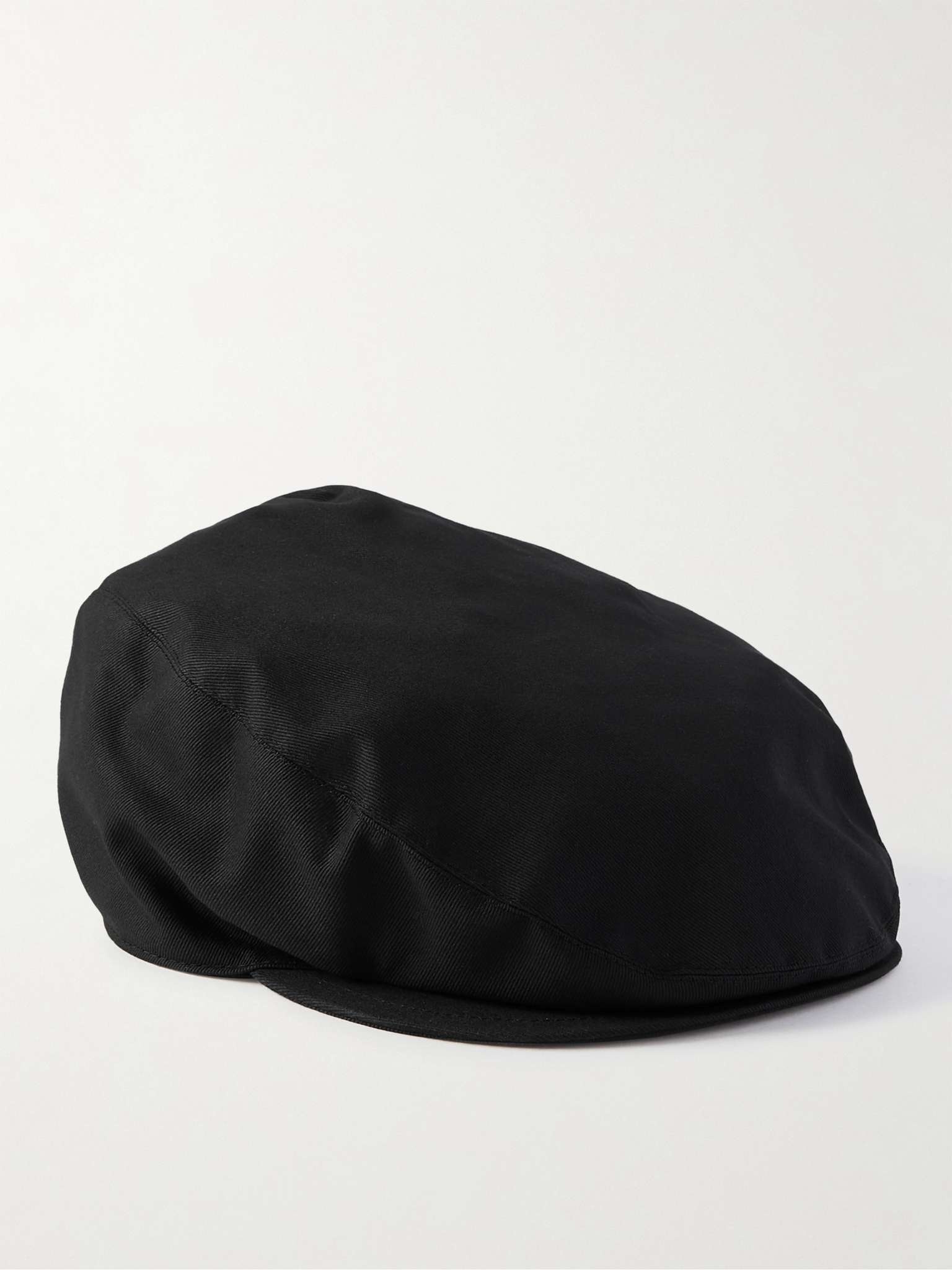 Logo-Appliquéd Cotton-Twill Flat Cap - 1