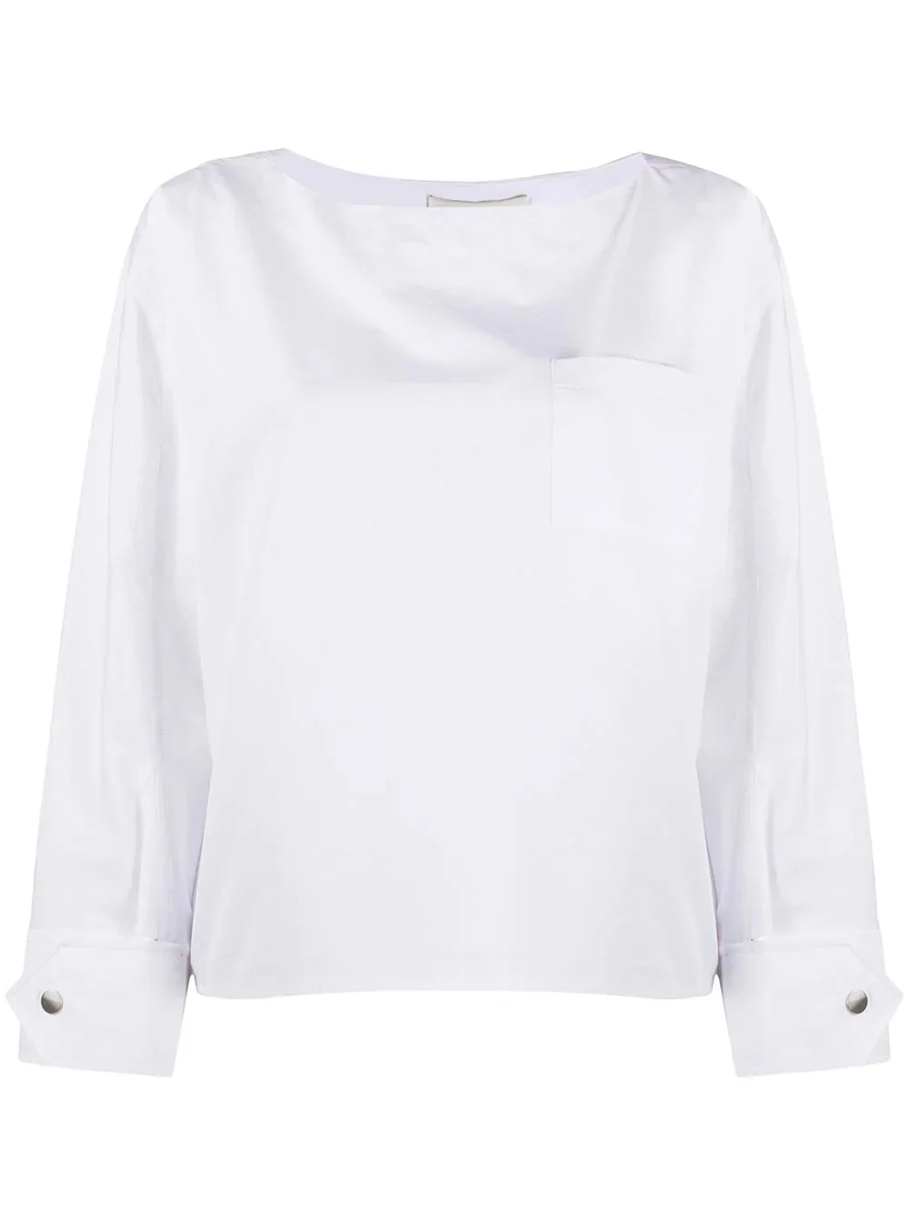 boat neck blouse - 1