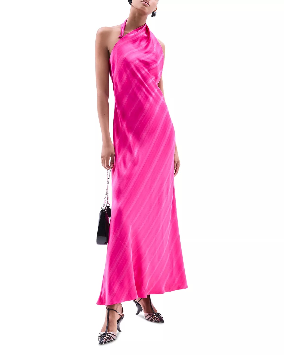 Wrap Neck Maxi Dress - 6