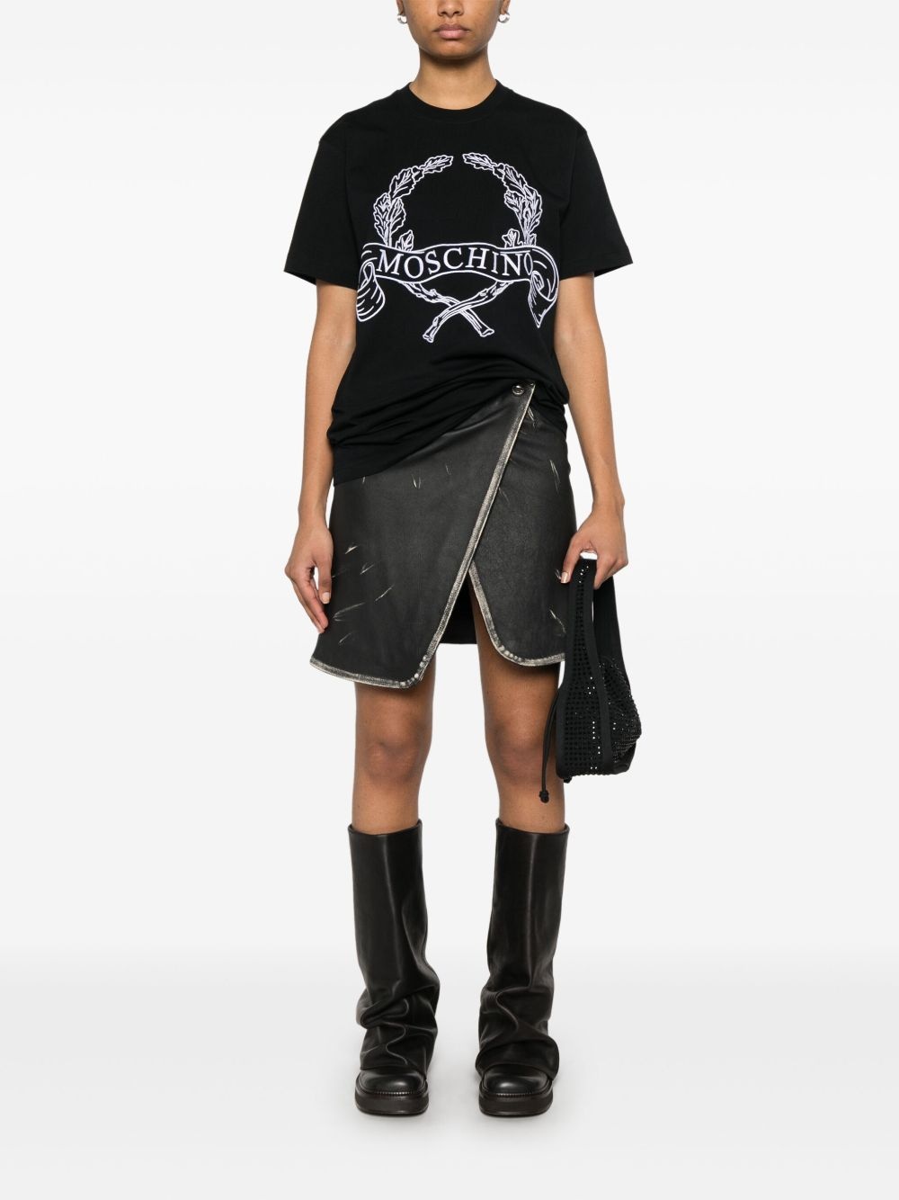 embroidered-logo T-shirt - 2