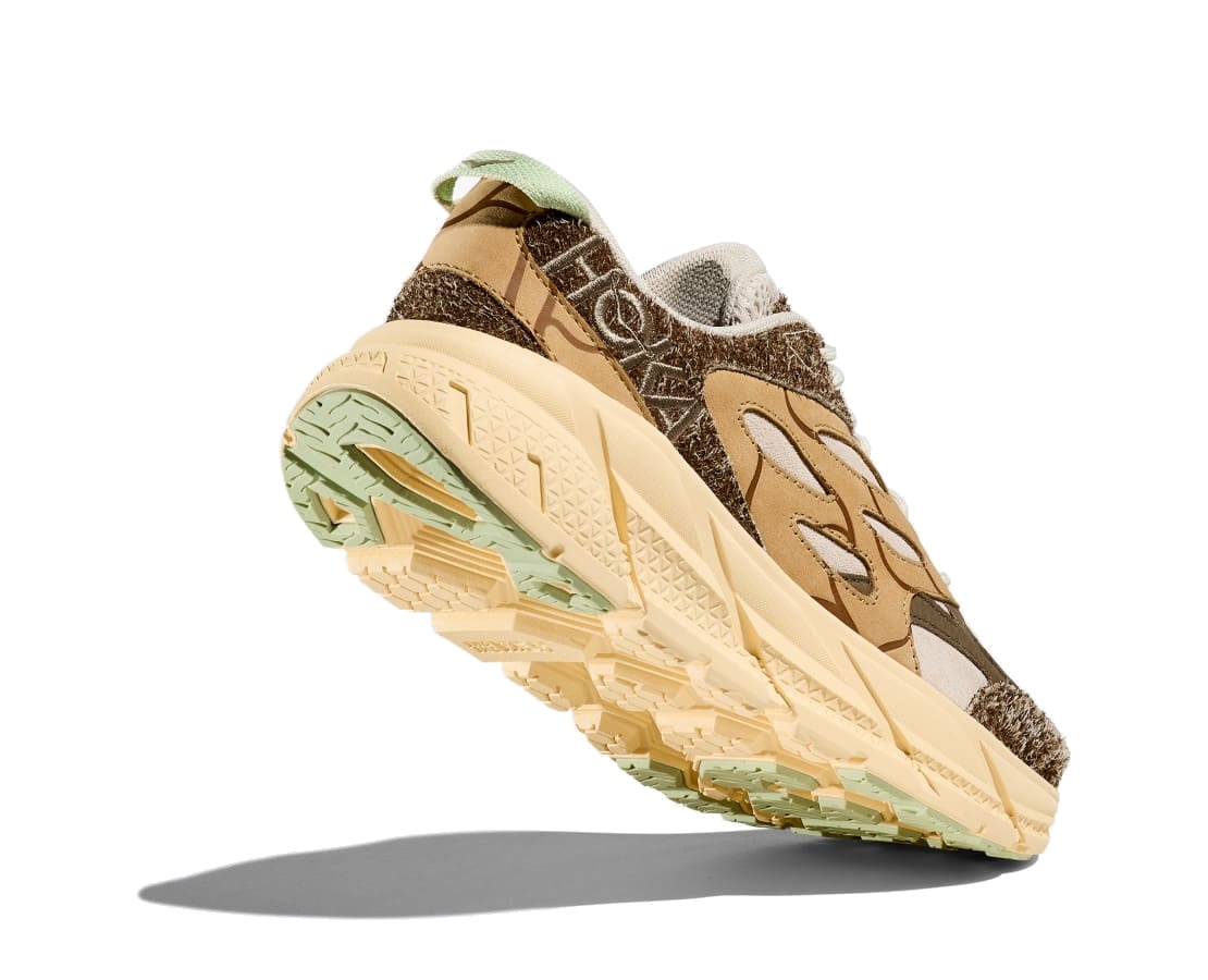 HOKA ONE ONE Clifton L Suede 'Oat Milk Pollen' 1150910-OLL - 4