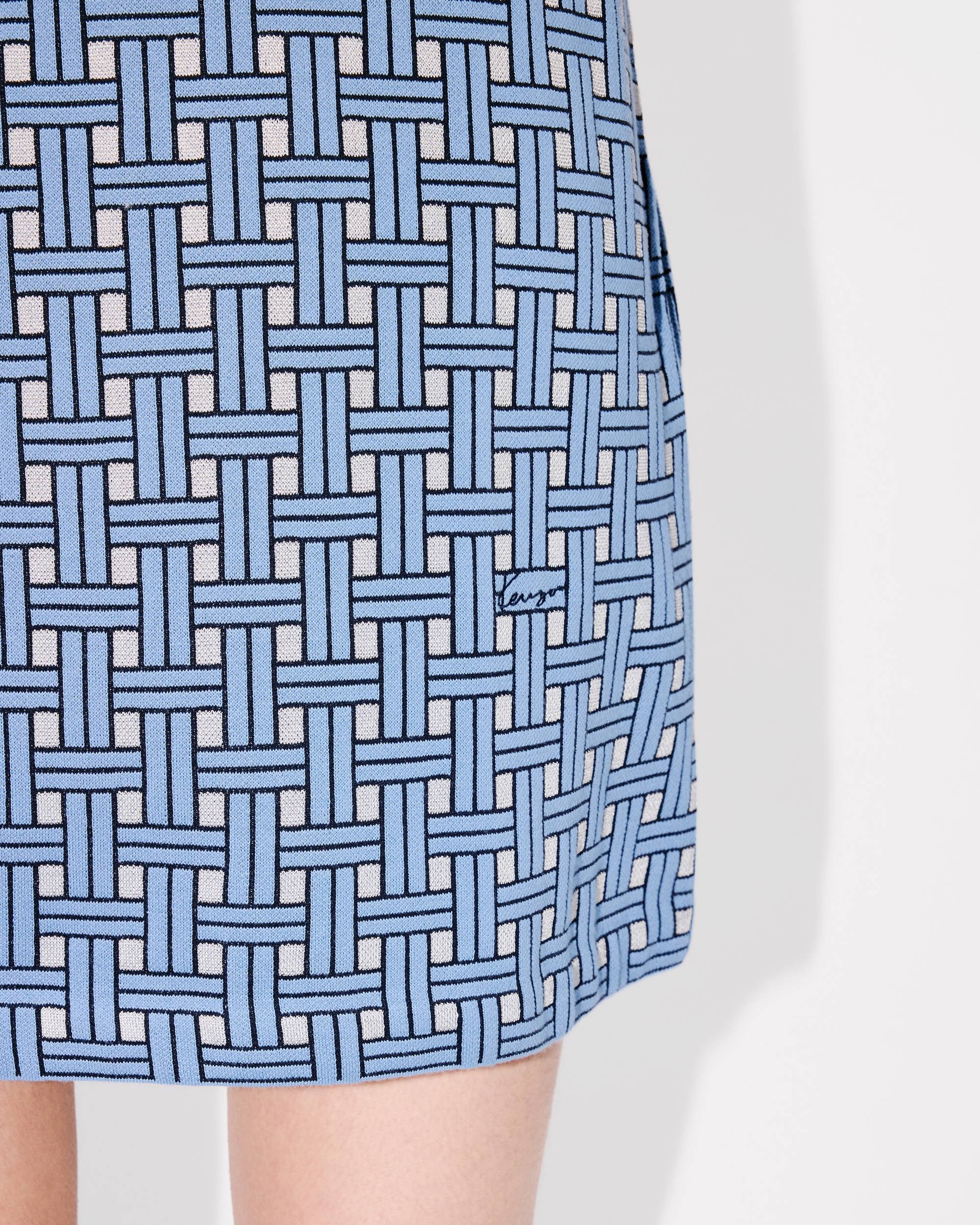 'KENZO Weave' embroidered dress - 7