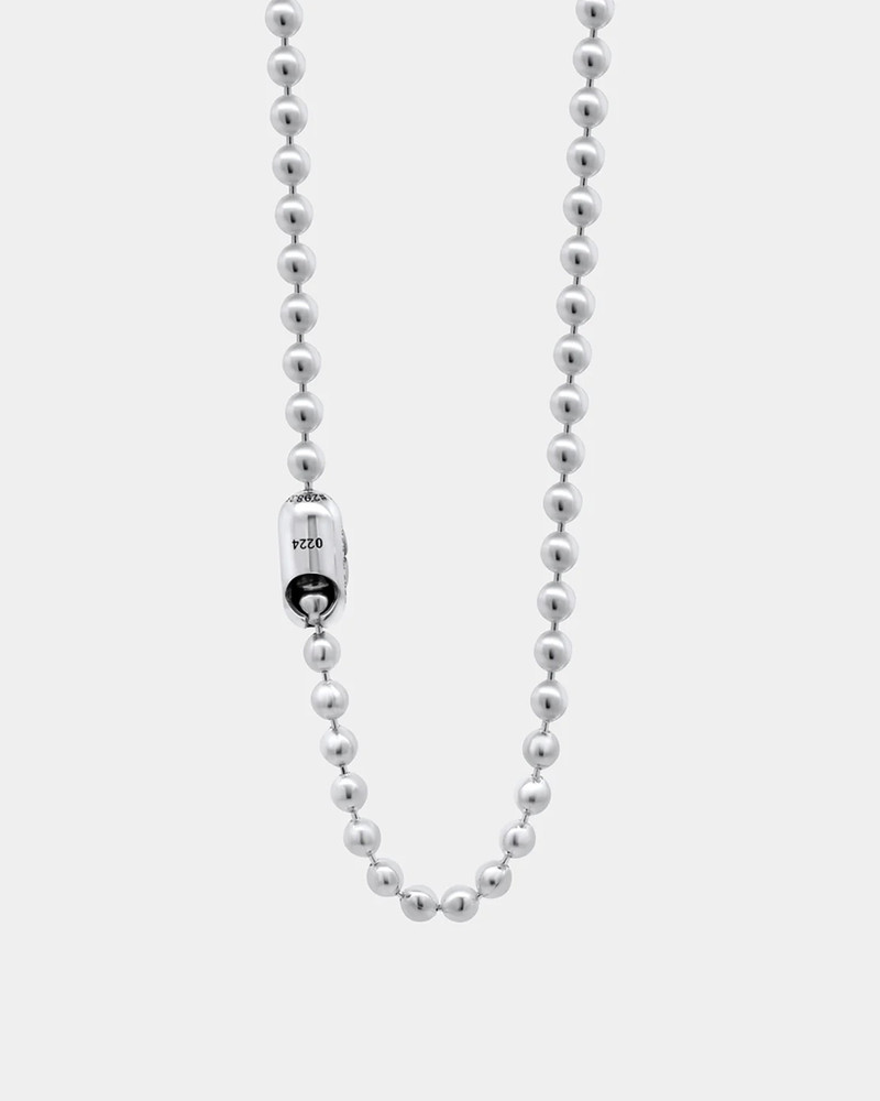 GOOD ART HLYWD GOOD ART HLYWD POP LOCK TRIPLE CUTOUT NECKLACE 10 AT 24&QUOT; - STERLING SILVER outlook