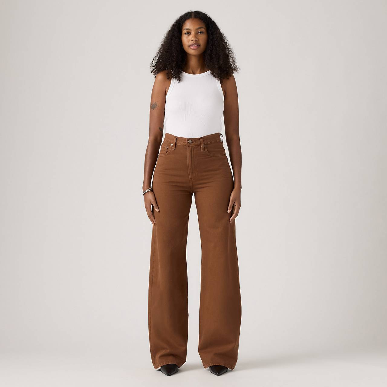 RIBCAGE WIDE LEG WOMEN'S JEANS - 2