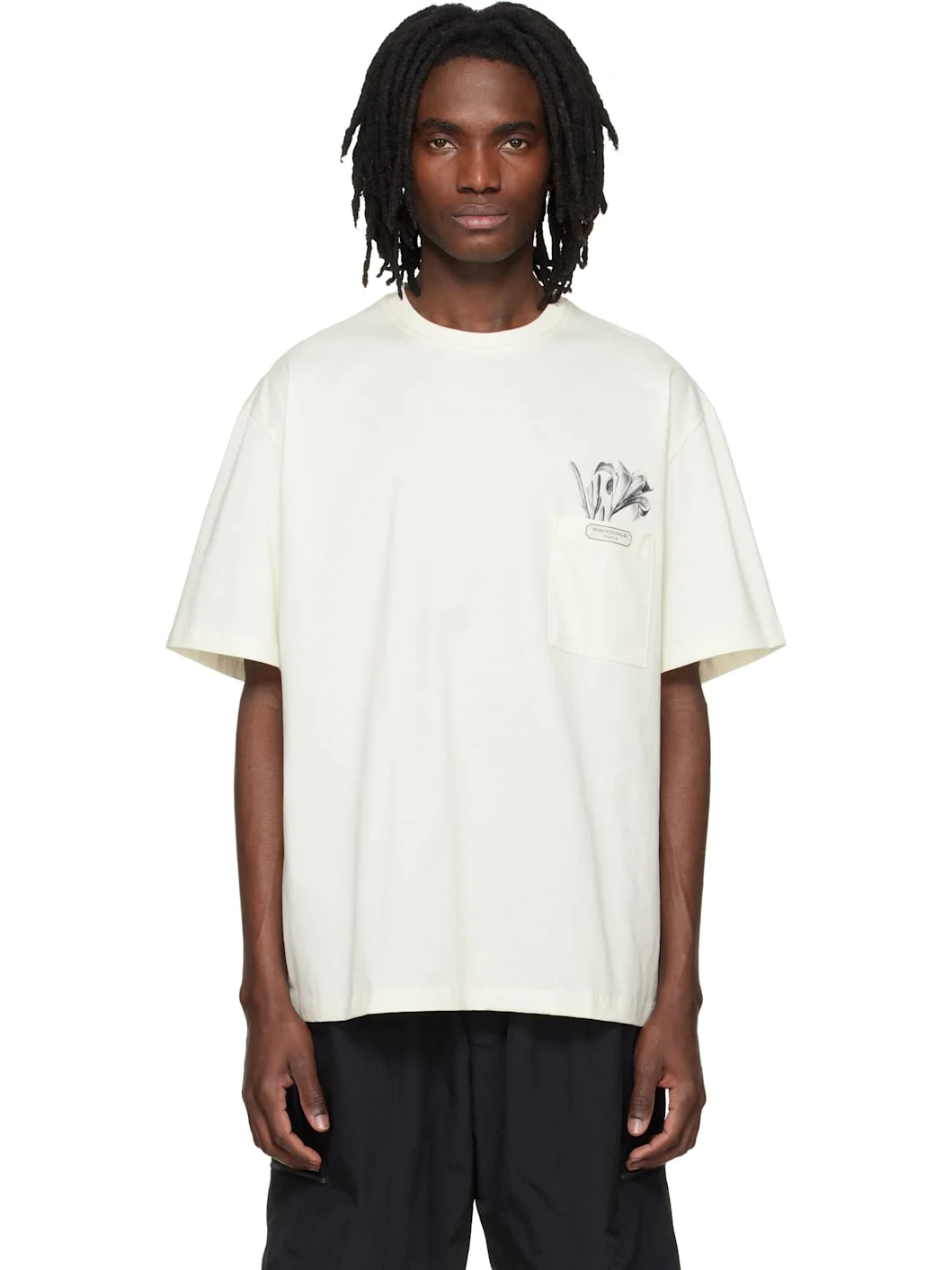 Off-White Flower Back Logo T-shirt - 1